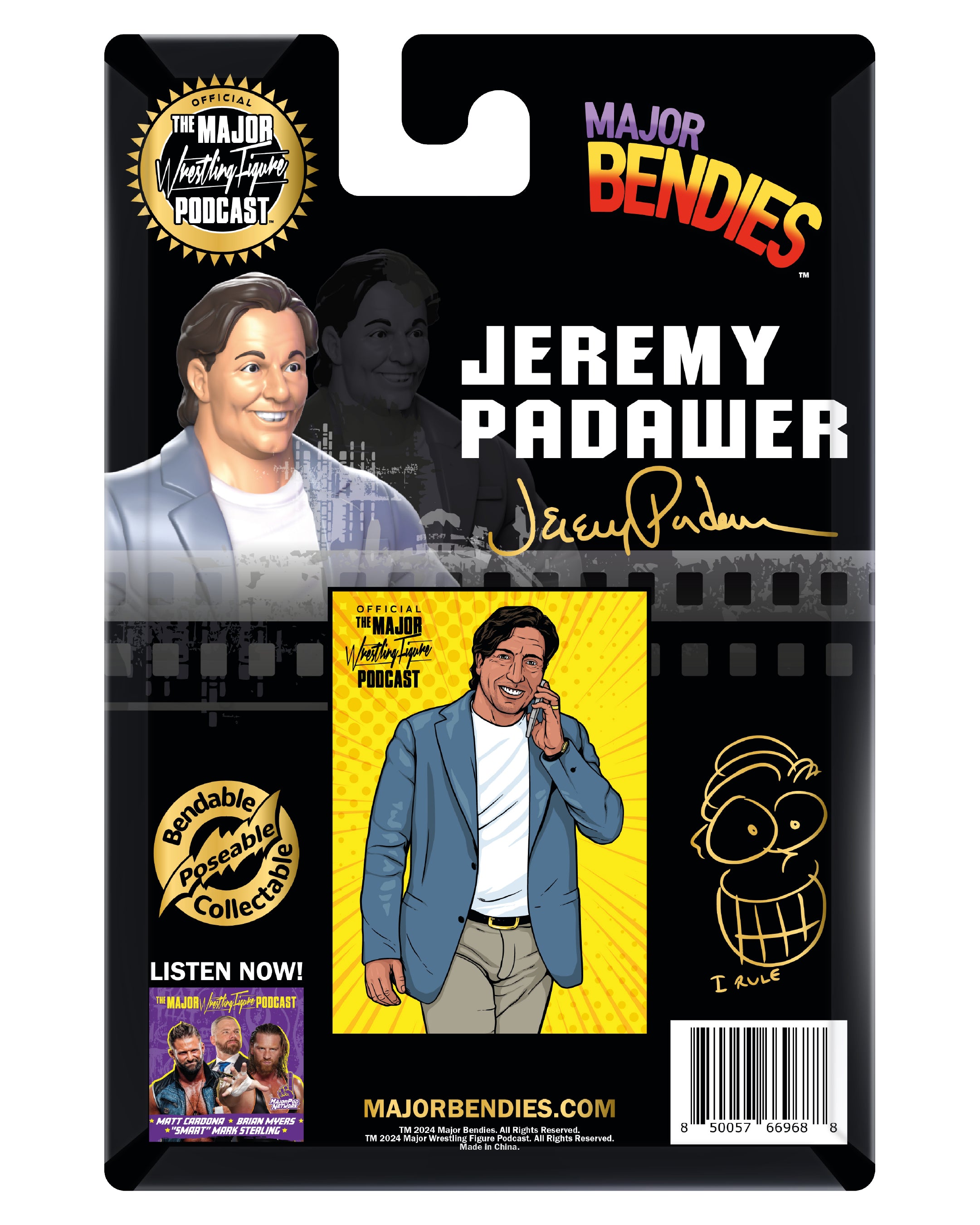 Jeremy Padawer Major Bendie (FREE US SHIPPING)