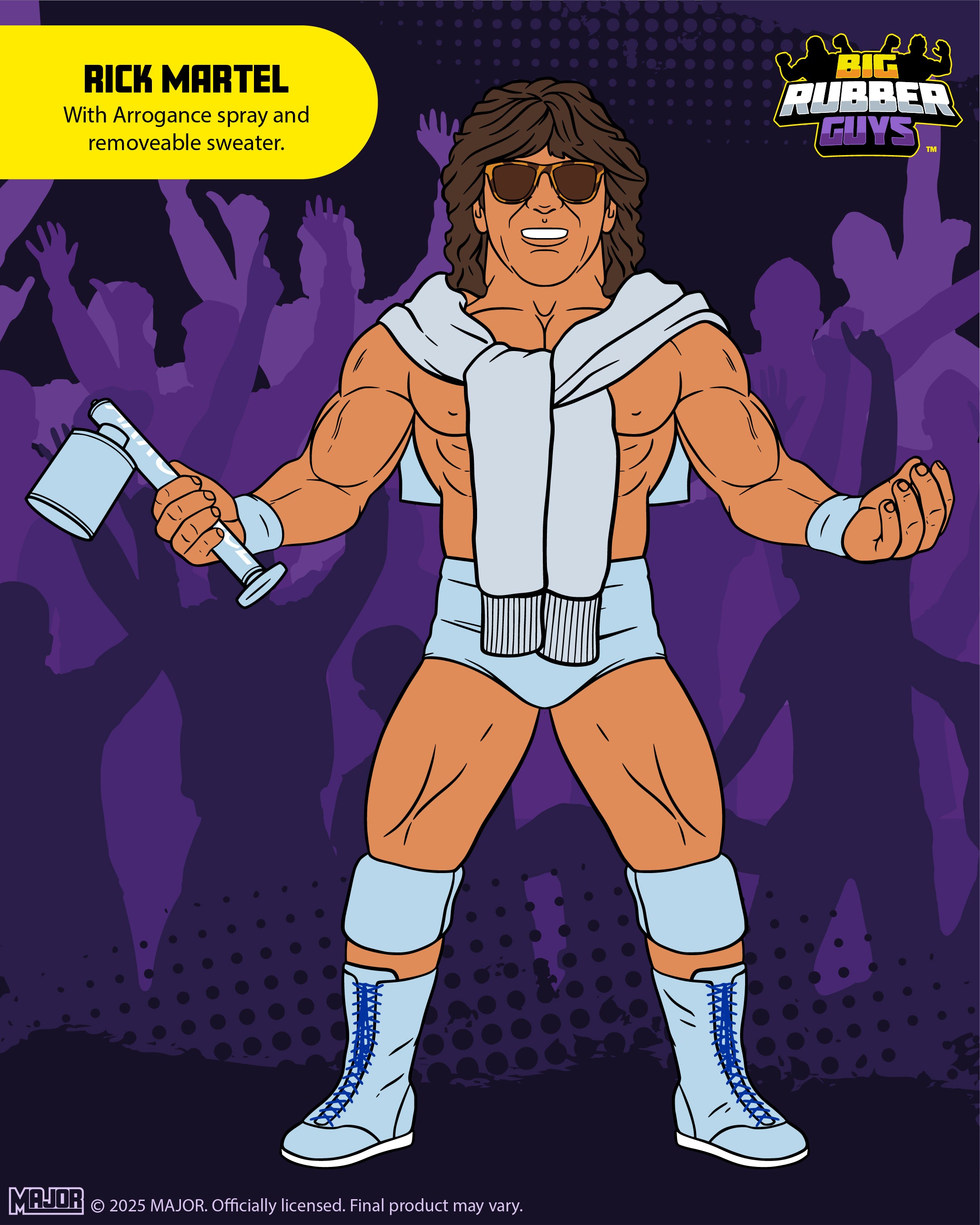 BIG RUBBER GUYS SERIES 11 RICK MARTEL (FREE US SHIPPING)