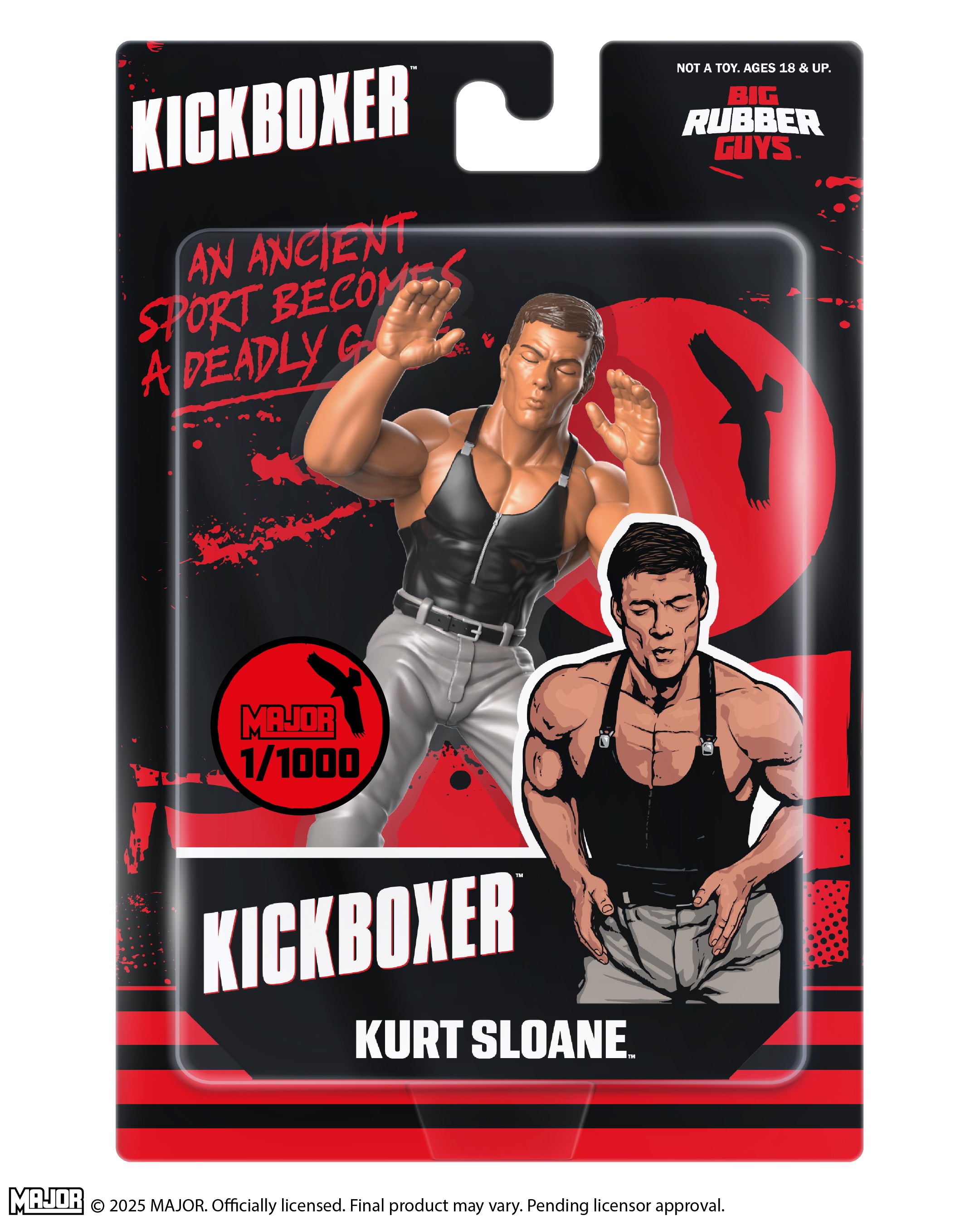 BIG RUBBER GUYS KICKBOXER KURT SLOANE 1/1000 (FREE US SHIPPING - SHIPS IN NOVEMBER)