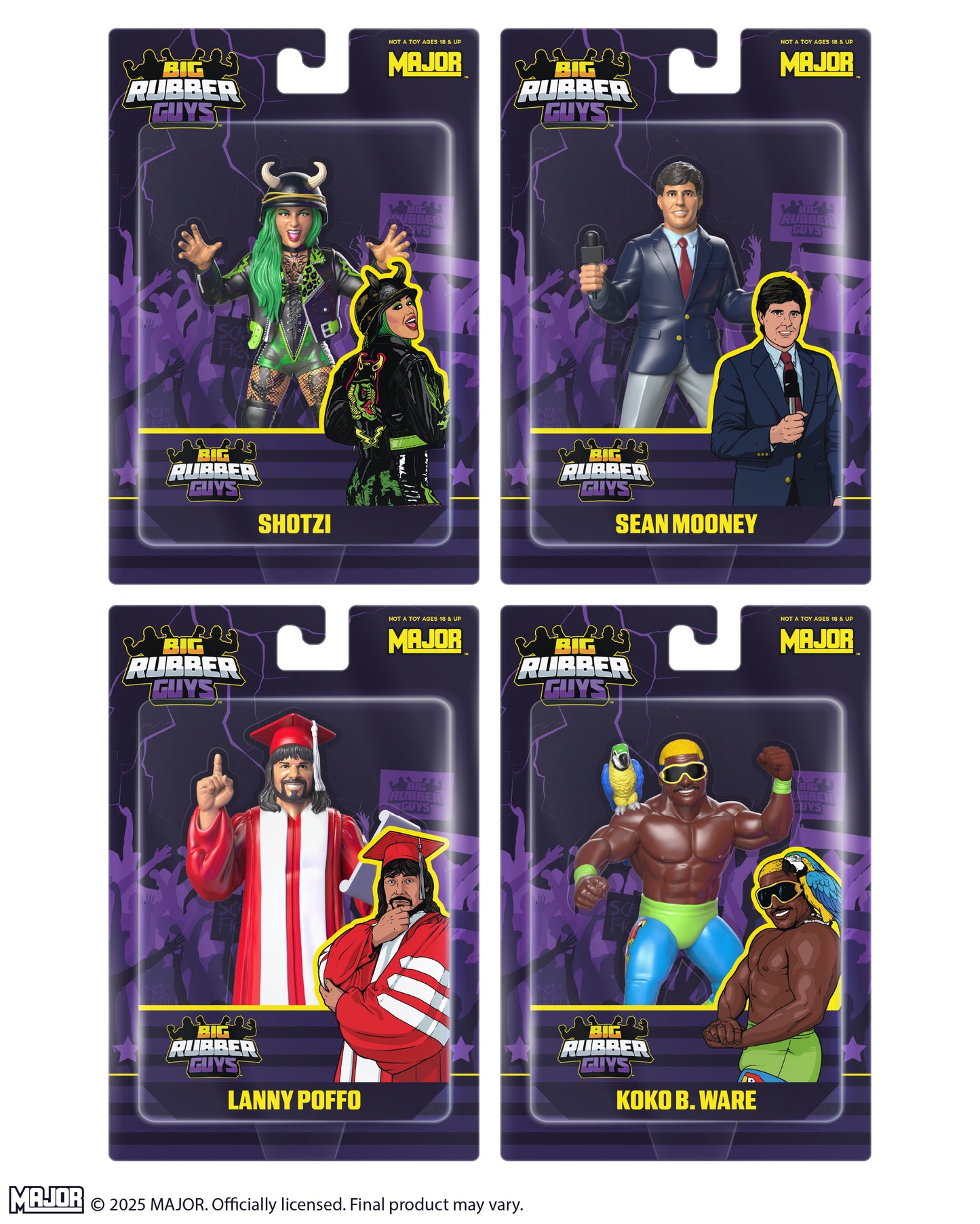 BIG RUBBER GUYS - SERIES 14 -COMBO (FREE US SHIPPING - SHIPS IN NOVEMBER 2025)