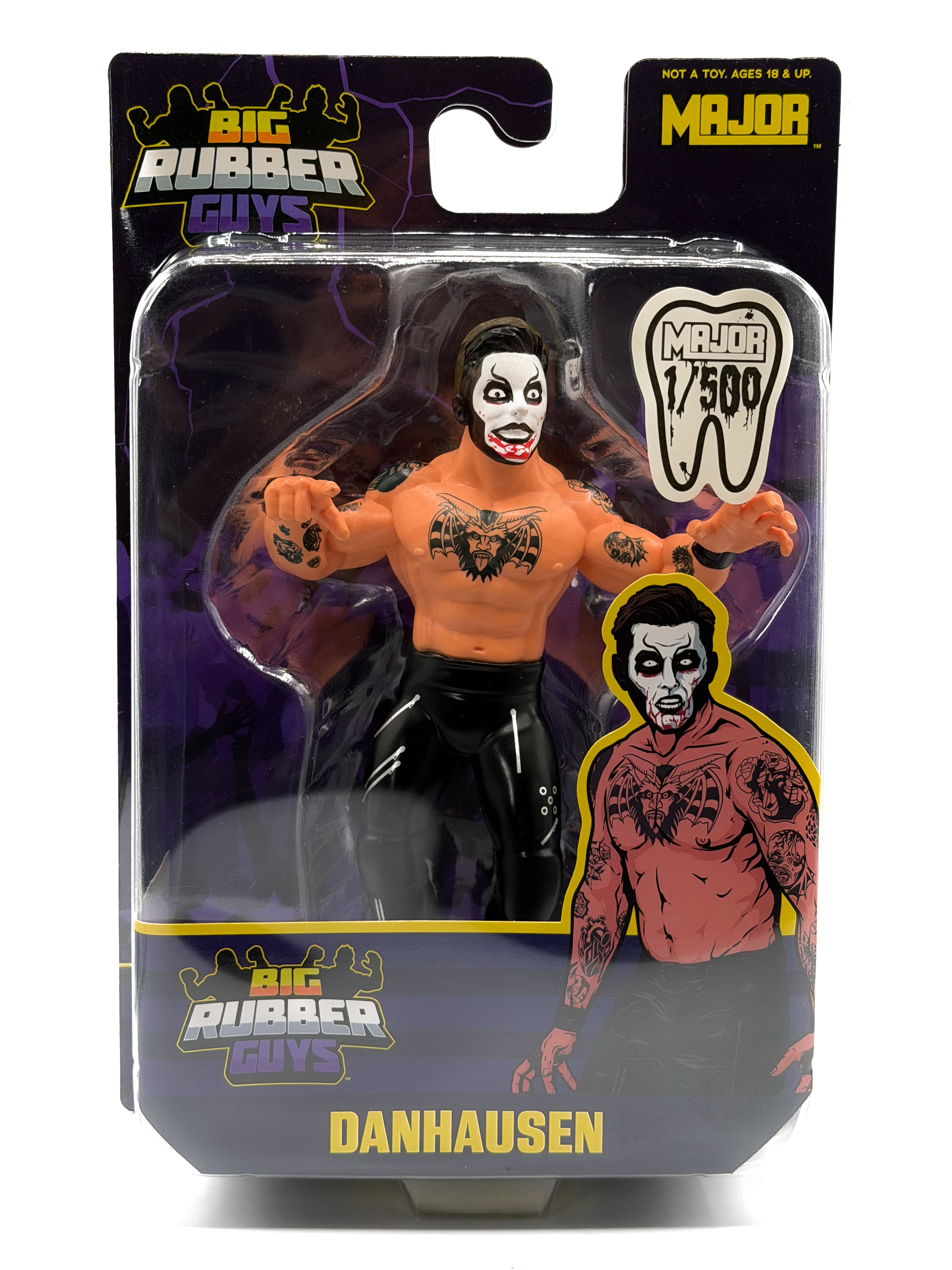 BIG RUBBER GUYS EVIL DANHAUSEN EXCLUSIVE LIMITED to 500 (FREE US SHIPPING)