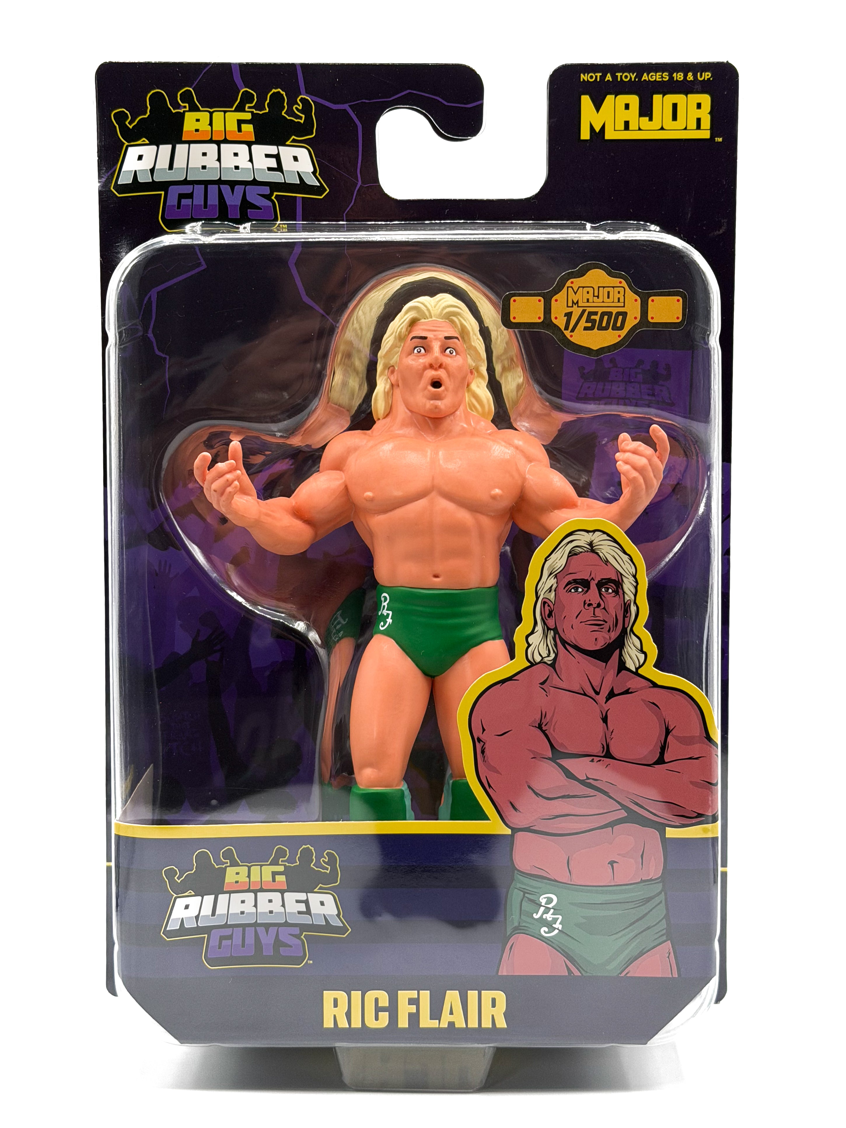 BIG RUBBER GUYS GREEN RIC FLAIR EXCLUSIVE LIMITED to 500 (FREE US SHIPPING)