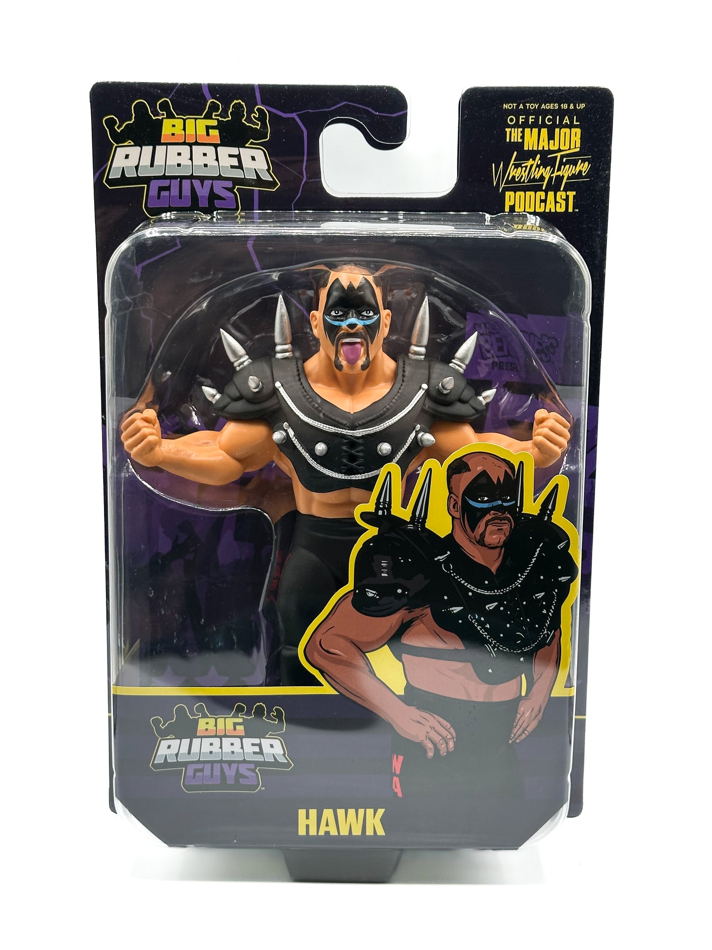 BIG RUBBER GUYS SERIES 8 ROAD WARRIORS ANIMAL & HAWK (FREE US SHIPPING - IN STOCK)