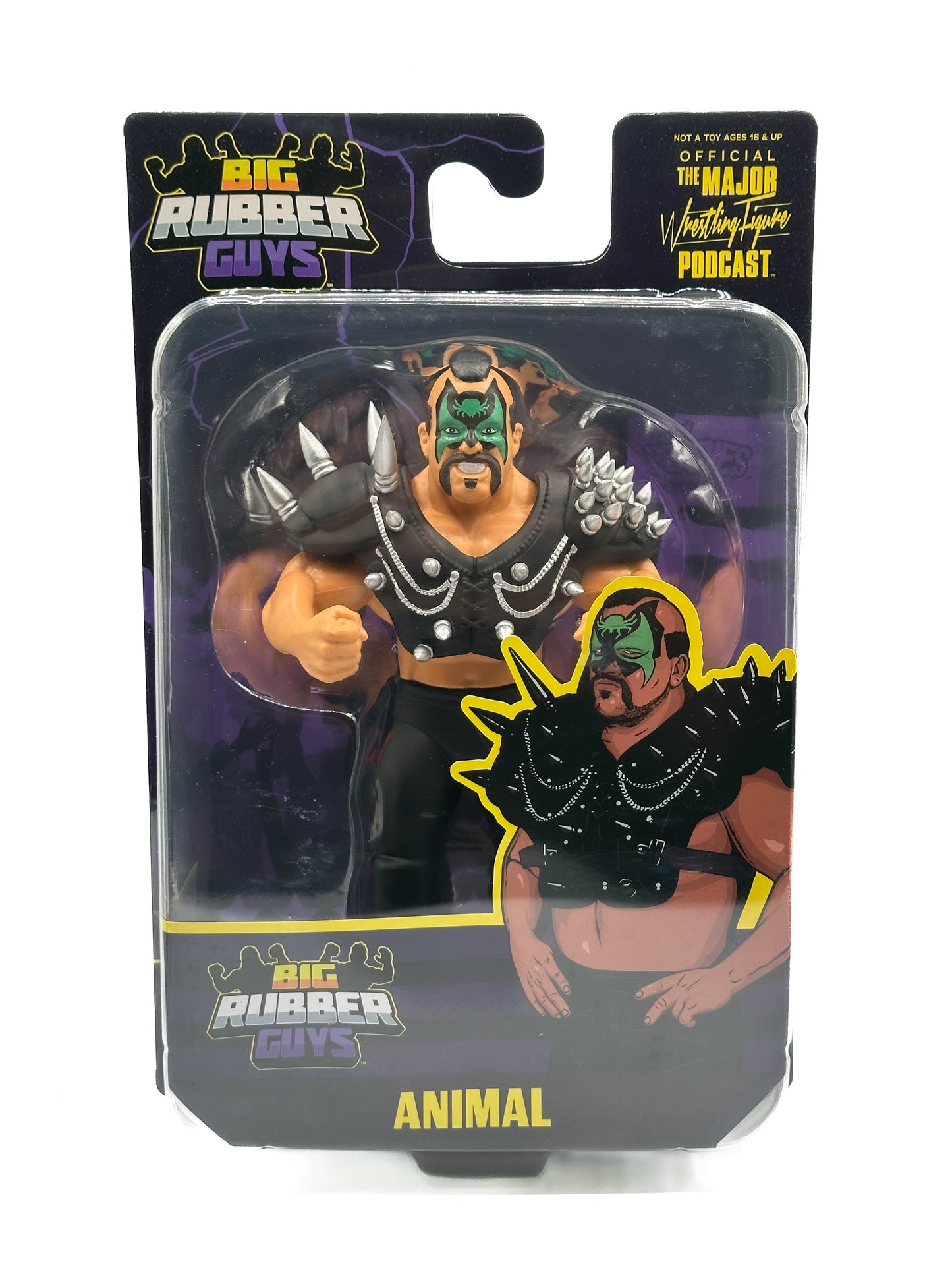 BIG RUBBER GUYS SERIES 8 ROAD WARRIORS ANIMAL & HAWK (FREE US SHIPPING - IN STOCK)
