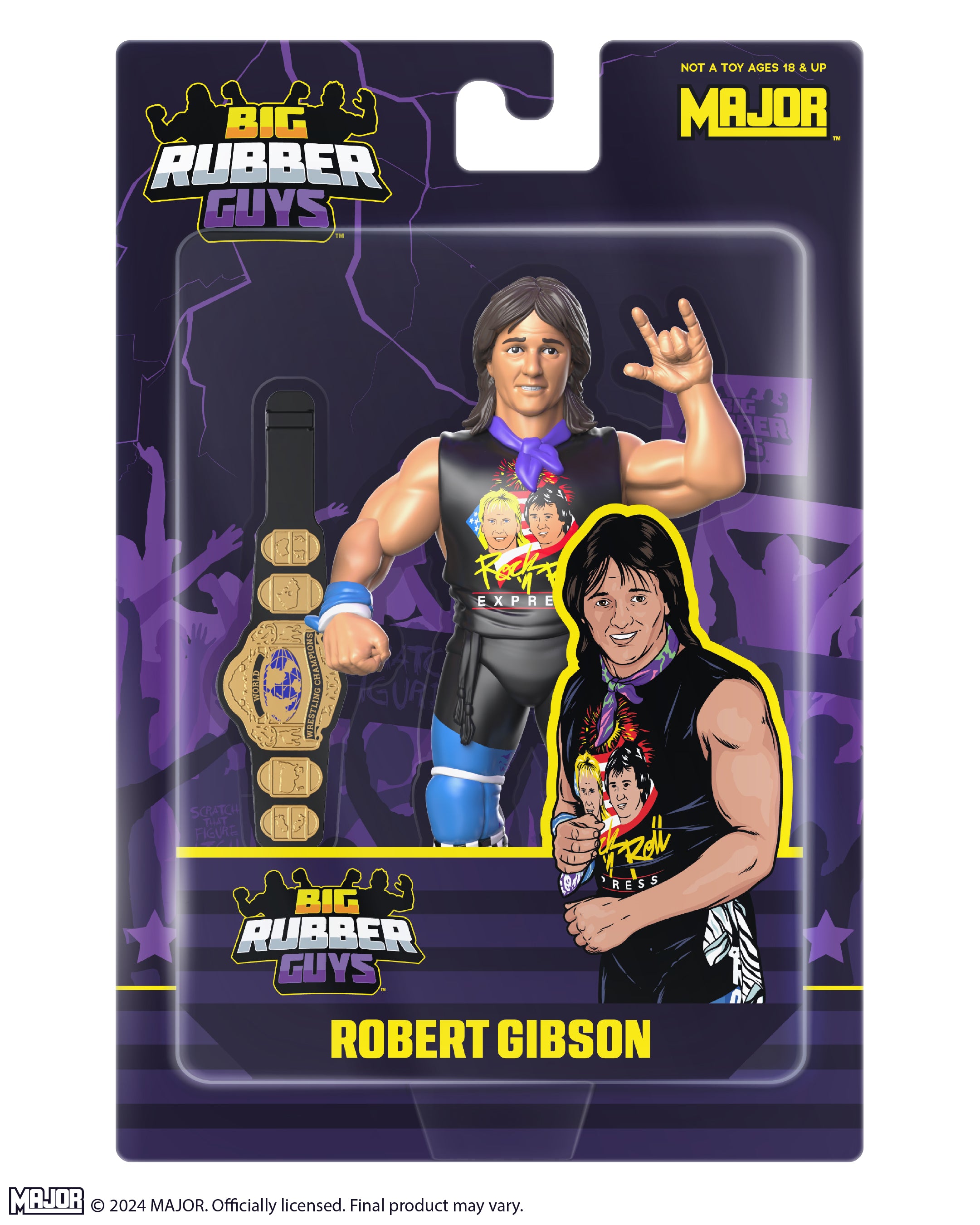 BIG RUBBER GUYS SERIES 10 ROCK 'N' ROLL EXPRESS  (FREE US SHIPPING)