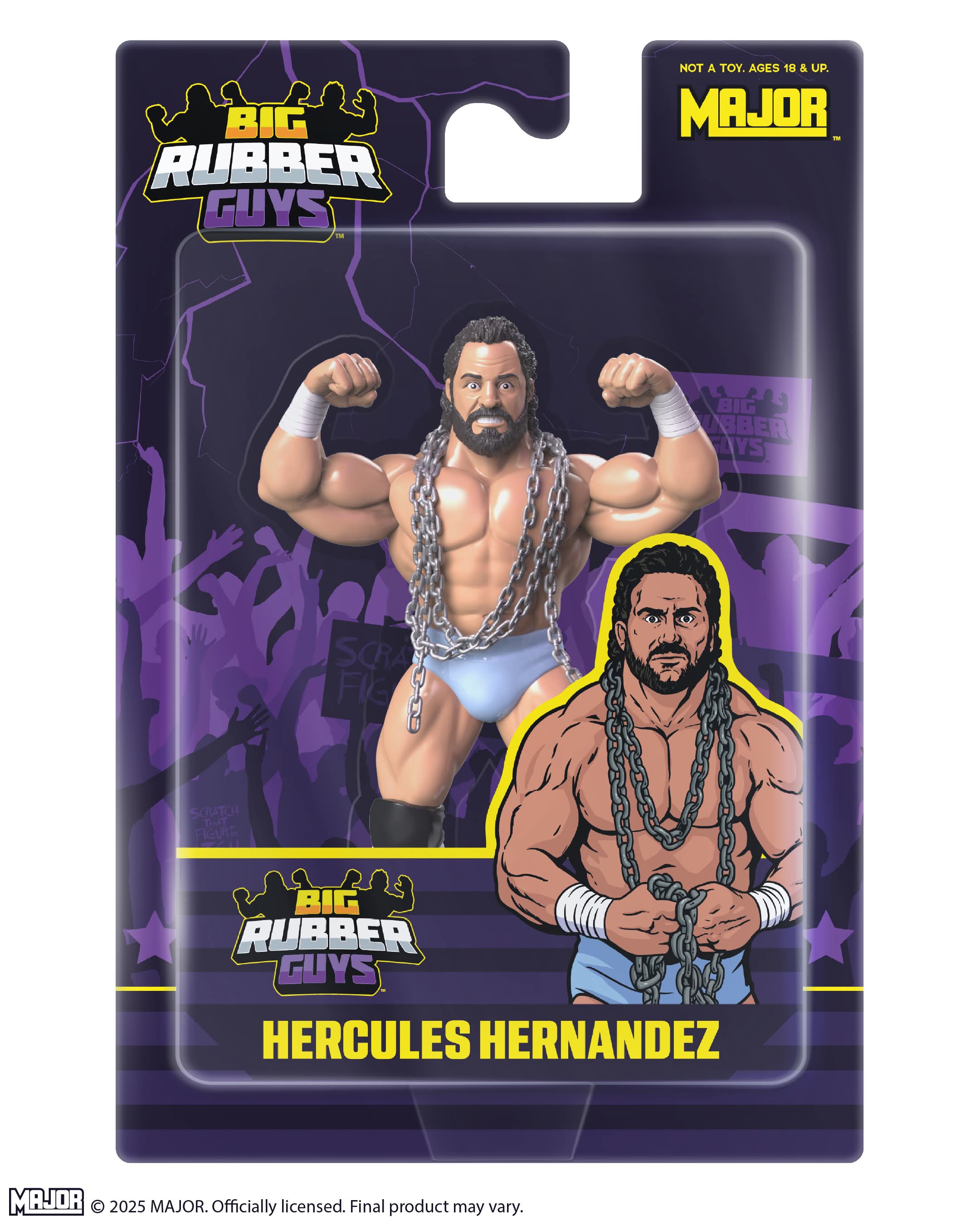 BIG RUBBER GUYS SERIES 16 HERCULES HERNANDEZ (FREE US SHIPPING - SHIPS IN APRIL)