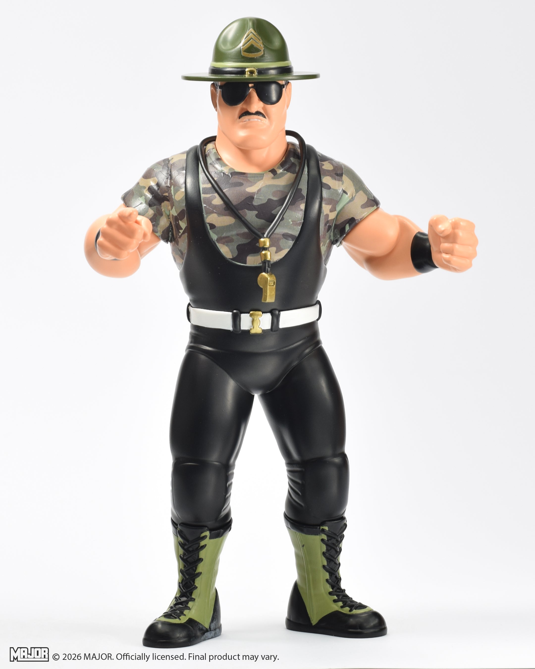 Baby Face Sgt Slaughter Big Rubber Guy (FREE US SHIPPING - SHIPS