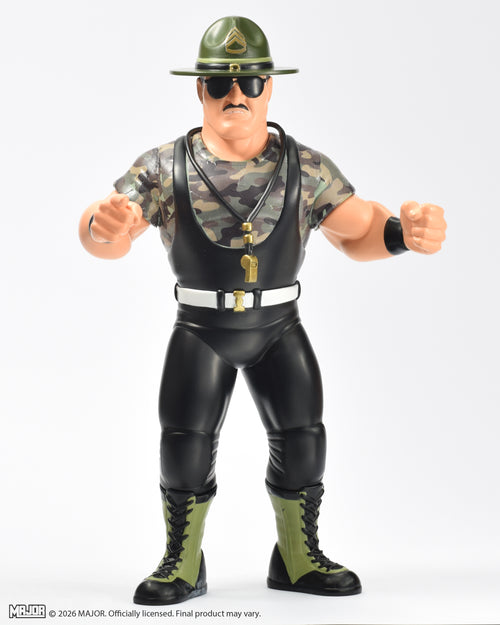 Baby Face Sgt Slaughter Big Rubber Guy (FREE US SHIPPING - SHIPS IN AUGUST)