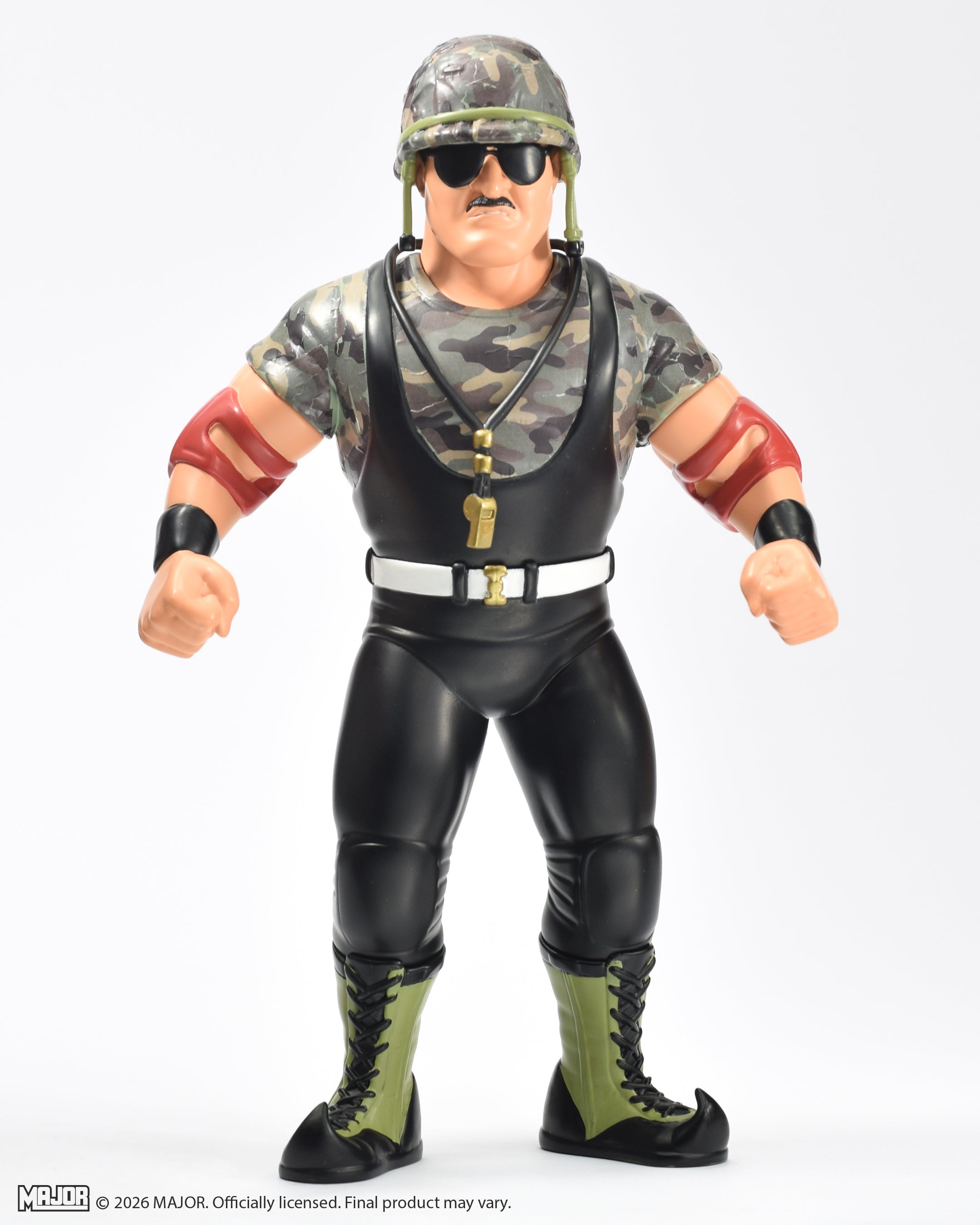 Heel Sgt Slaughter Big Rubber Guy (FREE US SHIPPING - SHIPS IN AUGUST)