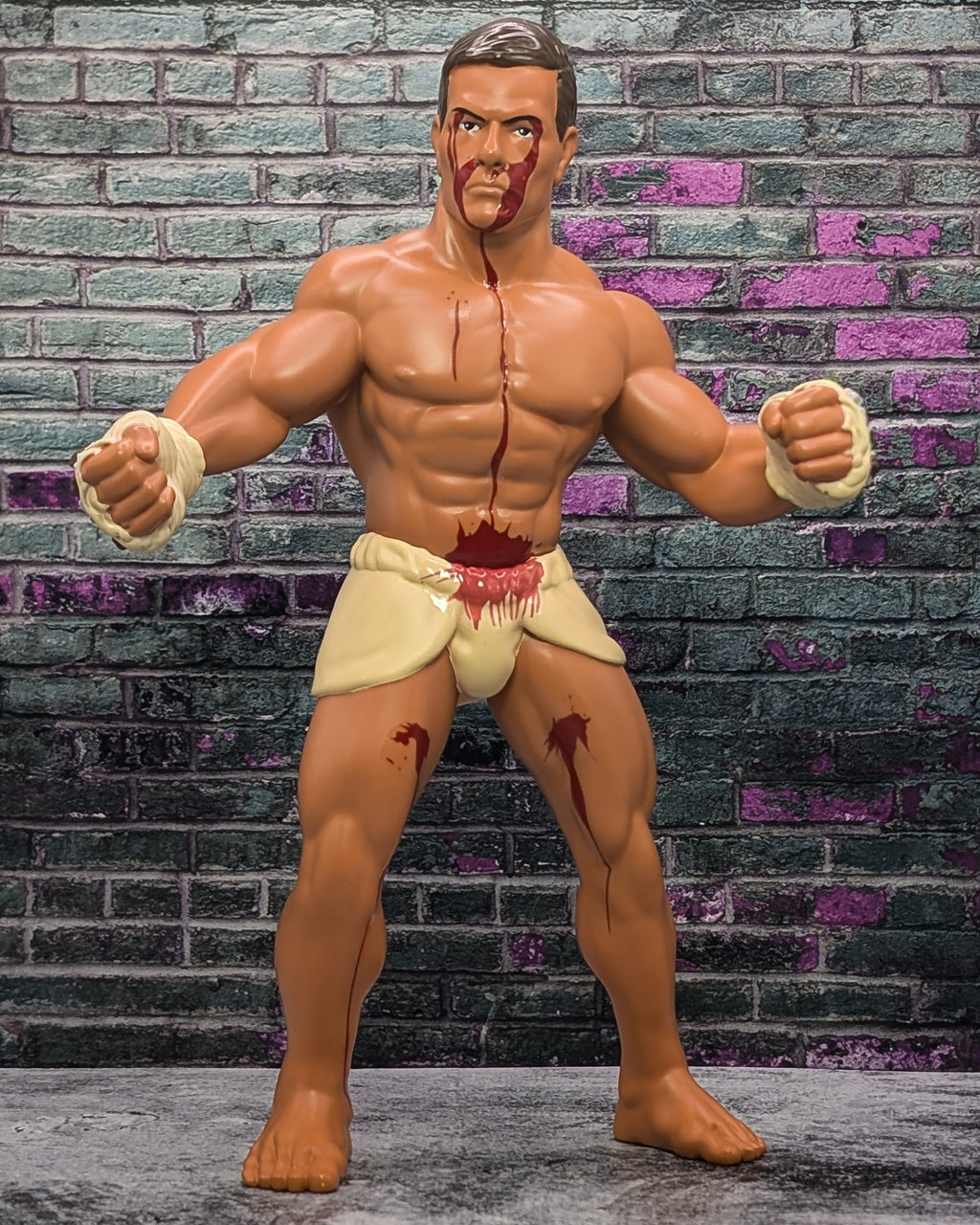 BIG RUBBER GUYS KICKBOXER - BLOODY KURT SLOANE  (FREE US SHIPPING )