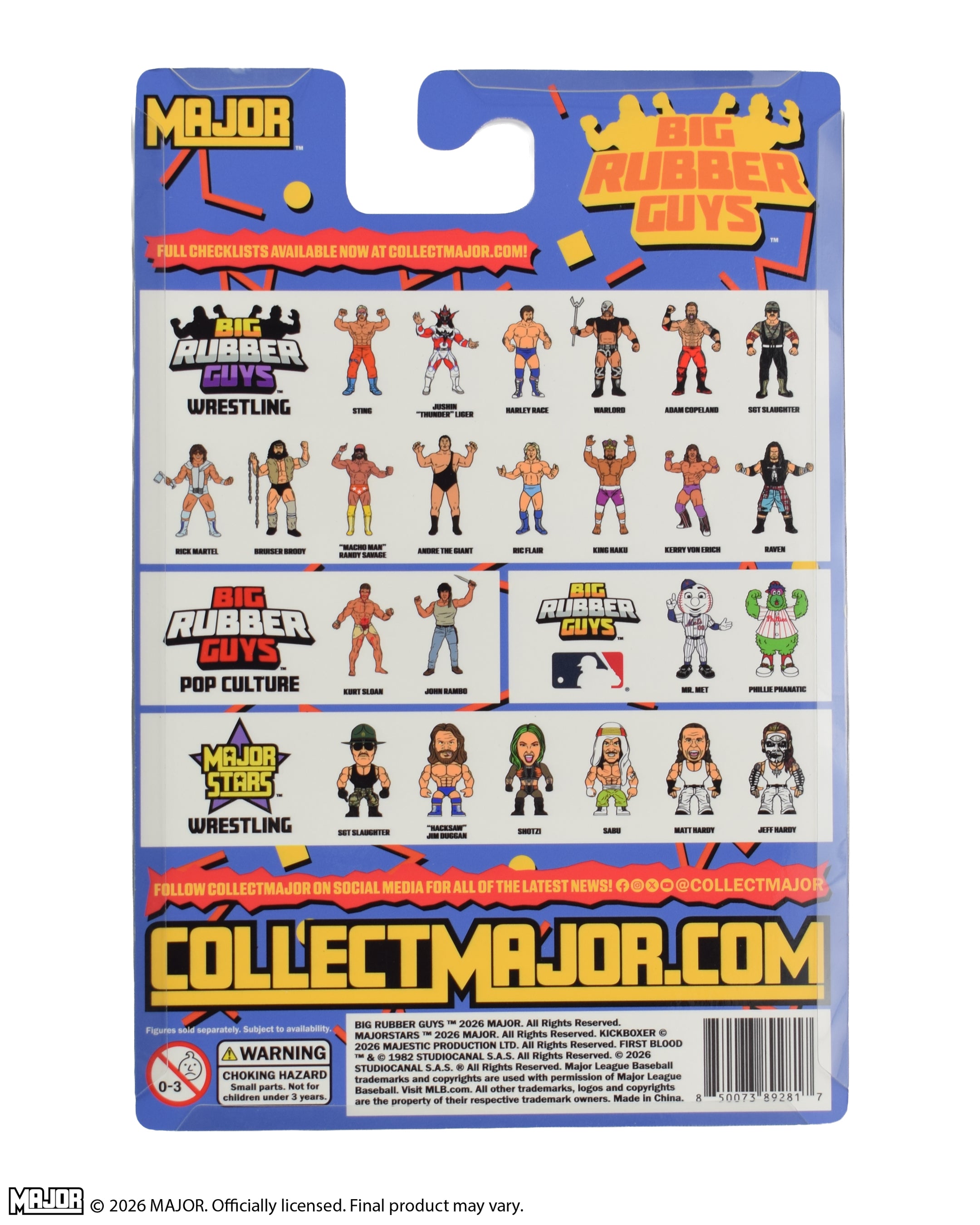 Road Warrior Hawk (Gold) Big Rubber Guy Action Figure, 1980s Retro 8" Collectible Toy (FREE US SHIPPING - SHIPS IN OCTOBER)