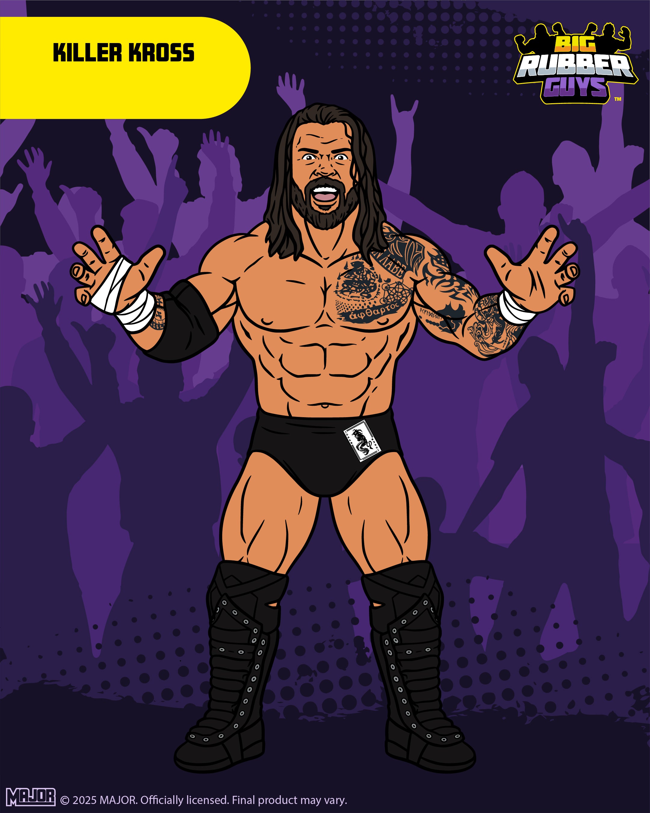 BIG RUBBER GUYS SERIES 15 KILLER KROSS (FREE US SHIPPING - SHIPS IN MARCH)