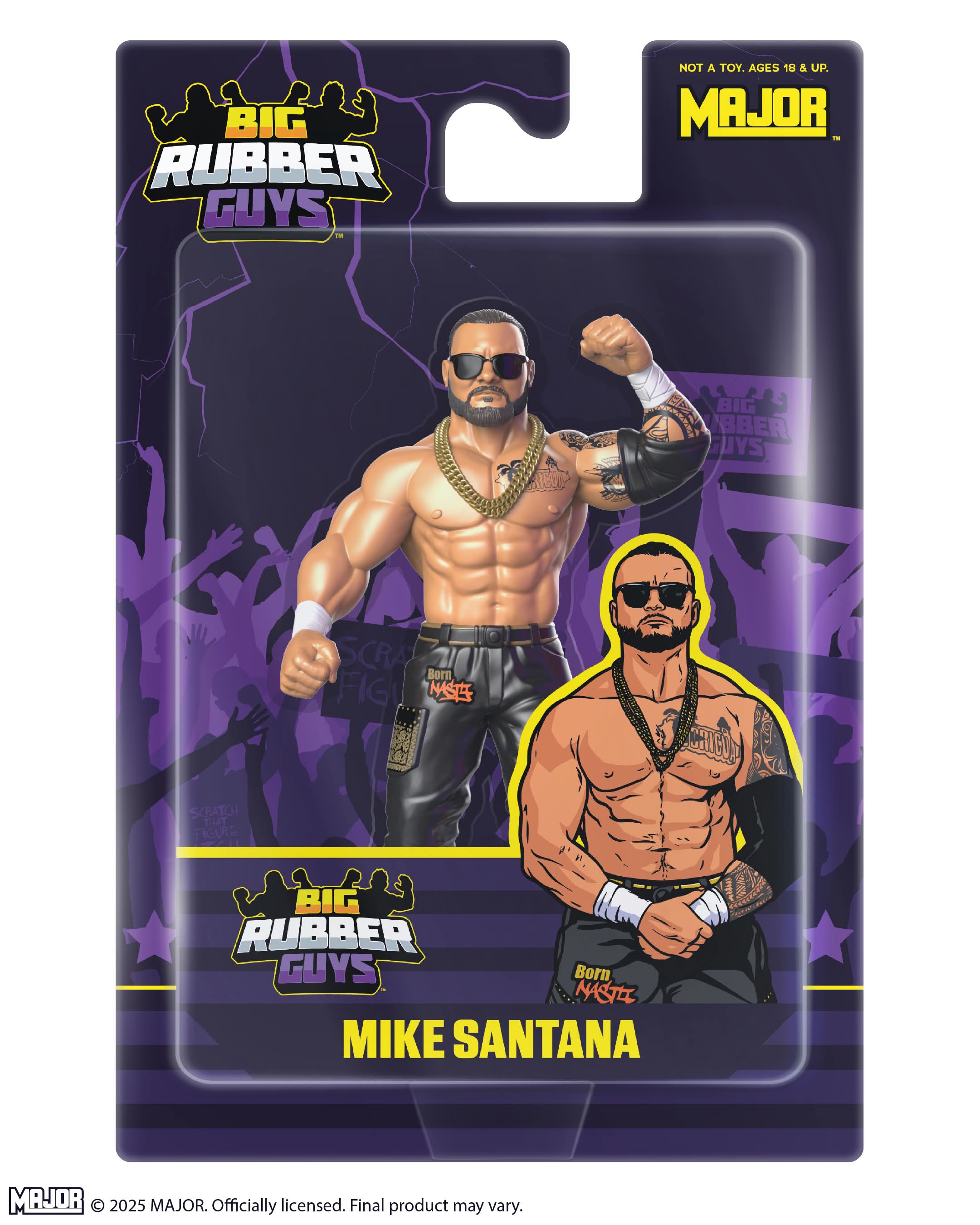 BIG RUBBER GUYS SERIES SANTANA EXCLUSIVE LIMITED to 500 (FREE US SHIPPING - SHIPS IN APRIL)