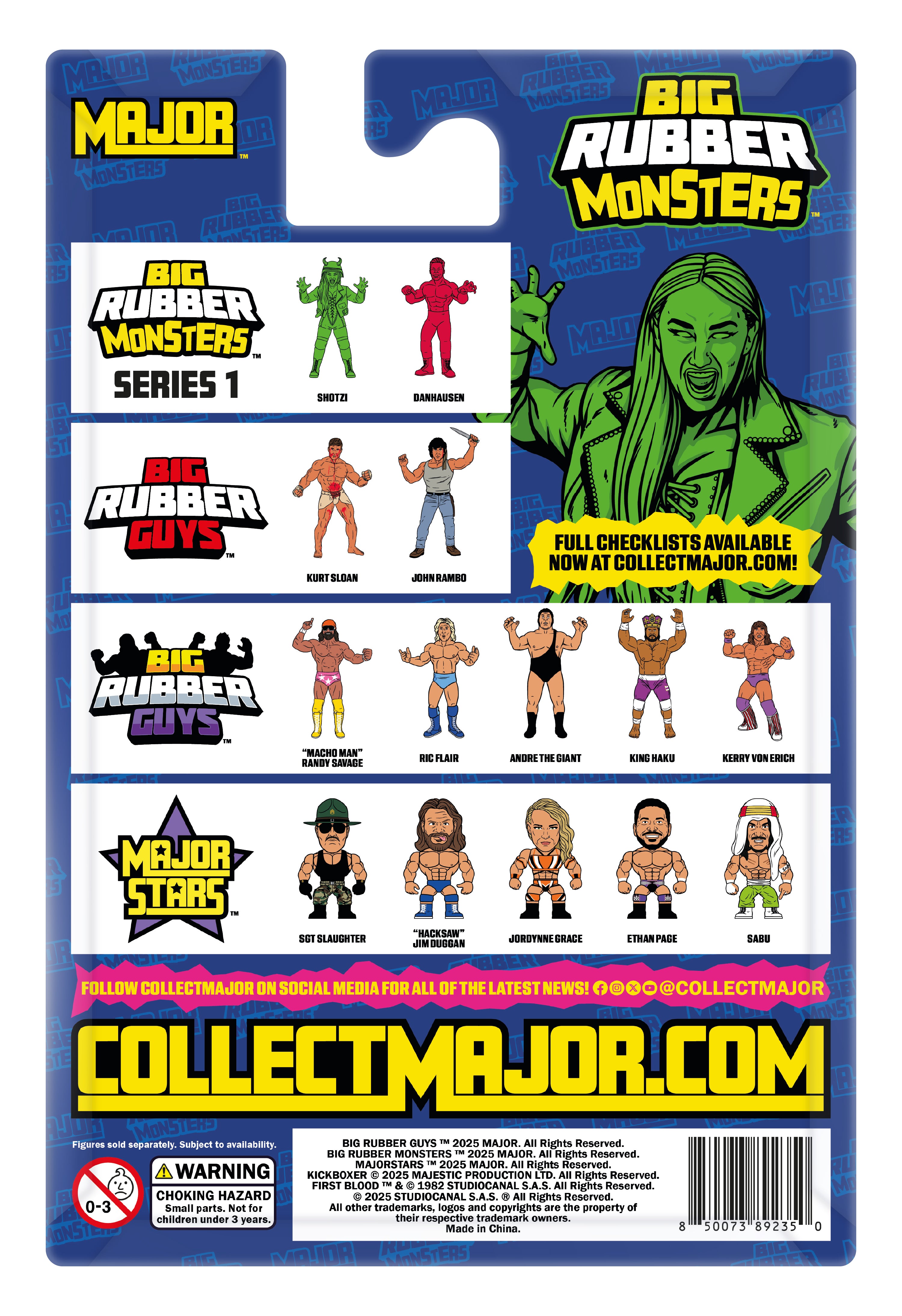 Shotzi Monster Big Rubber Guy LIMITED TO 500 (FREE US SHIPPING)