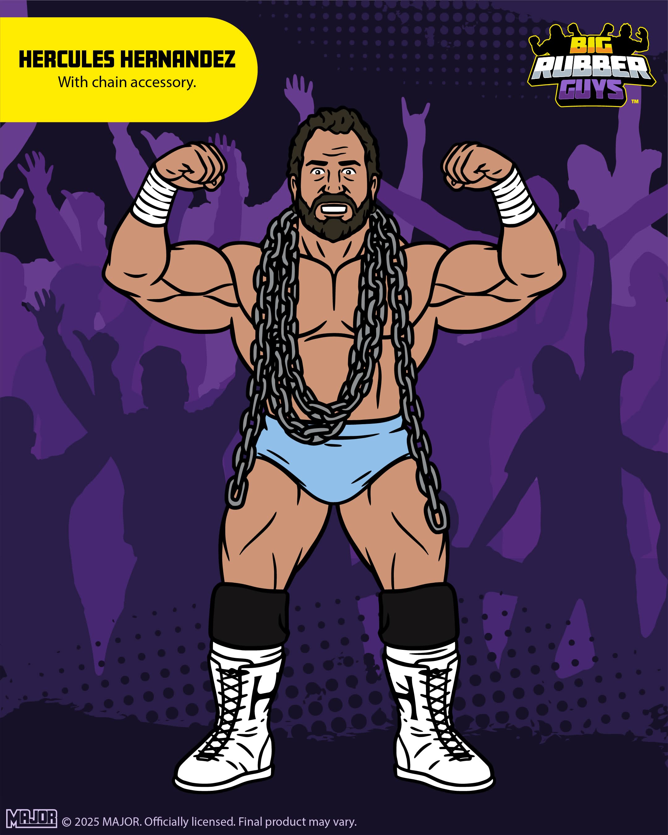 BIG RUBBER GUYS SERIES 16 HERCULES HERNANDEZ (FREE US SHIPPING - SHIPS IN APRIL)