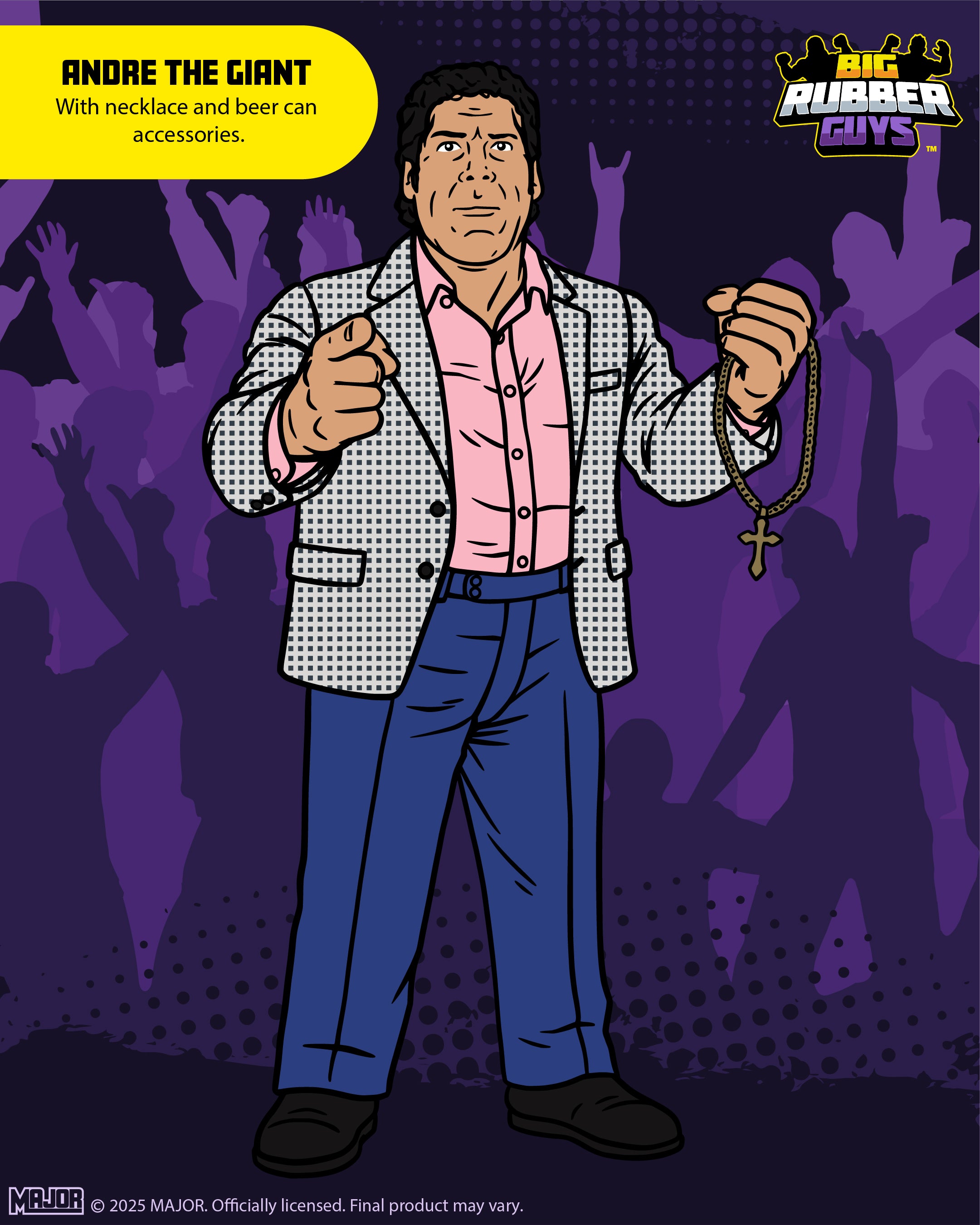 BIG RUBBER GUYS SERIES 16 ANDRE the GIANT (FREE US SHIPPING - SHIPS IN APRIL)