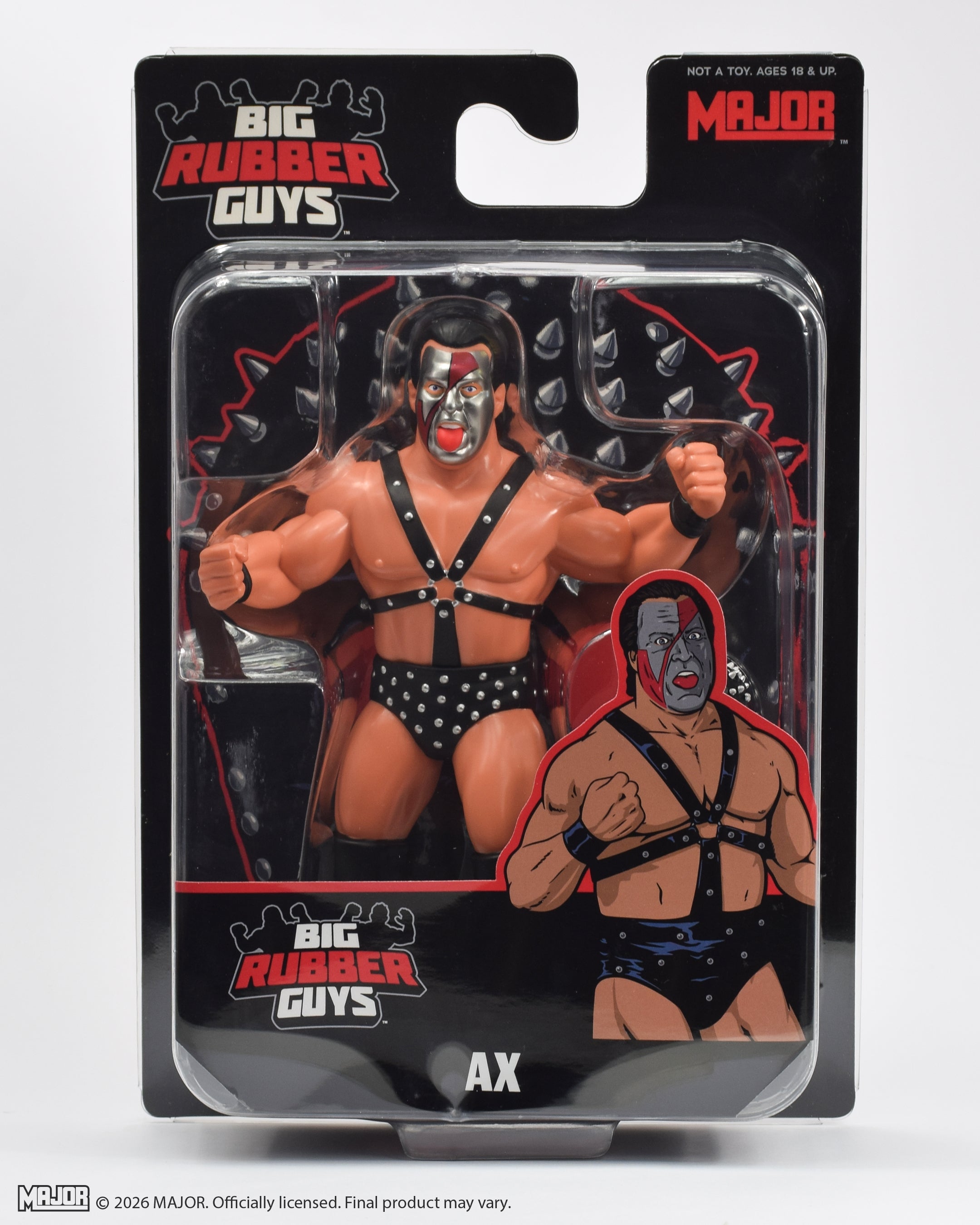 WWE Big Rubber Guys　社 ウオーロード　新品未開封。 絶版。 Demolition AX Big Rubber Guy (FREE US SHIPPING - SHIPS IN JULY