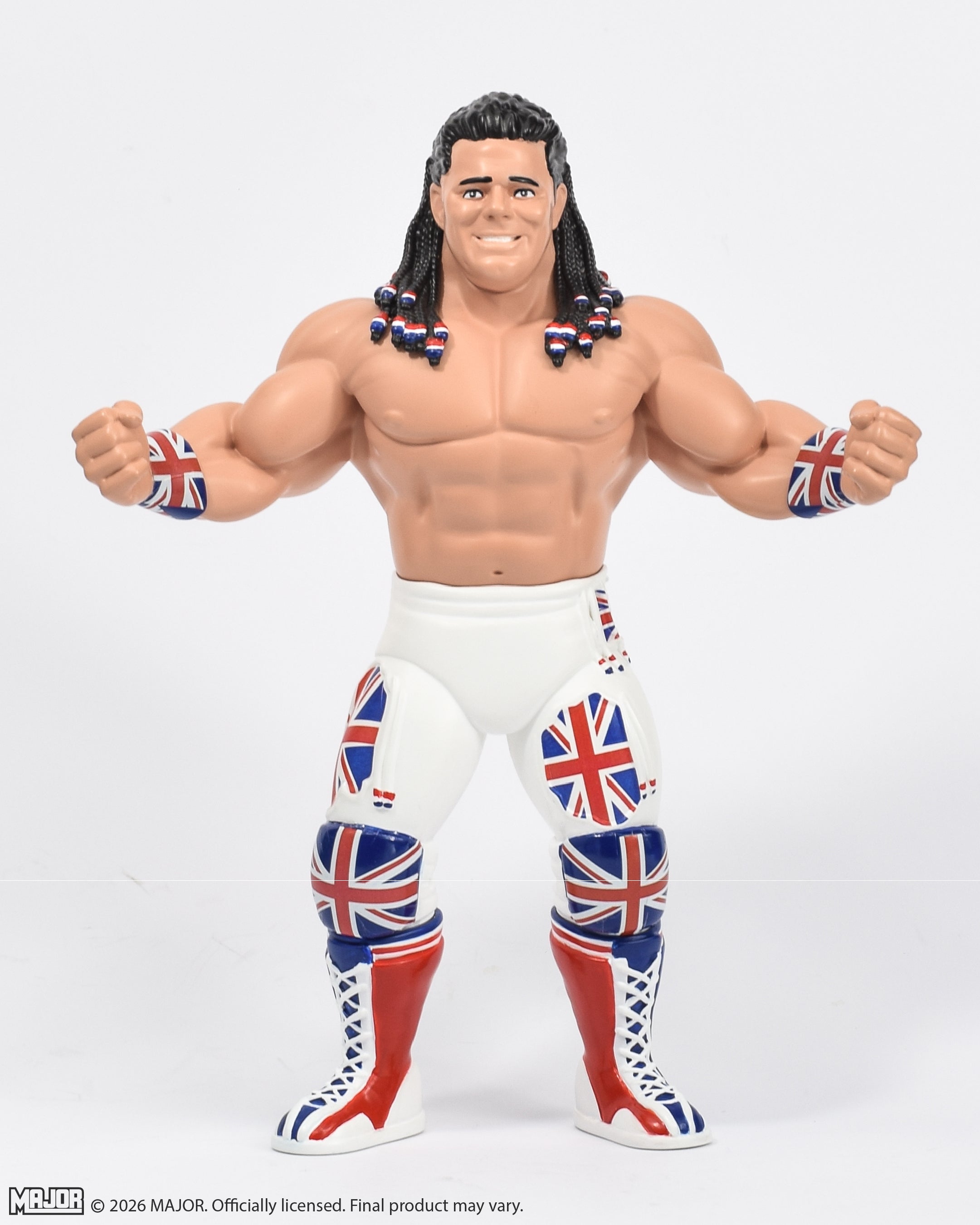Davey Boy Smith with Winston Big Rubber Guy (FREE US SHIPPING - SHIPS IN JANUARY)