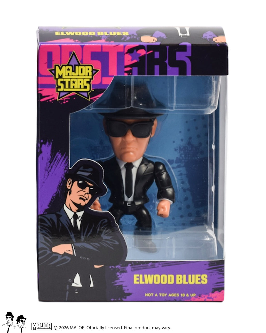 Blues Brothers Elwood Blue Major Stars (FREE US SHIPPING - IN STOCK)