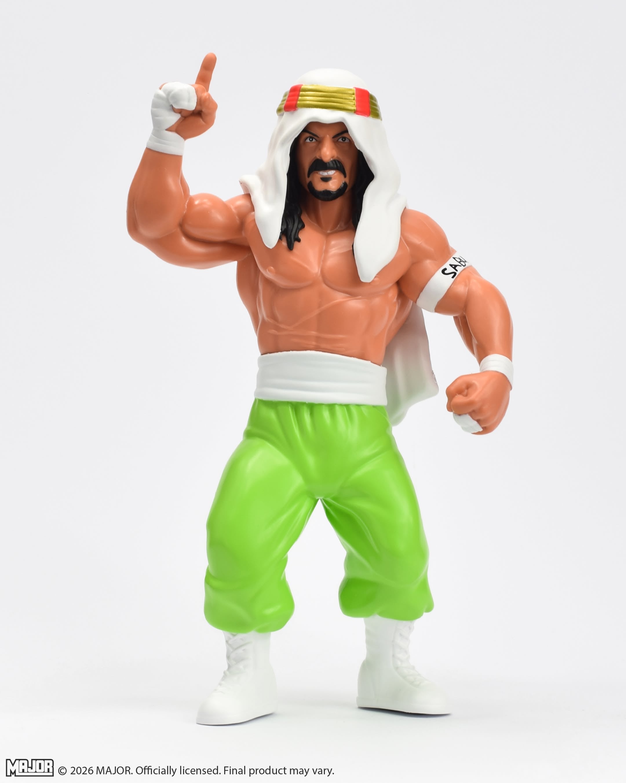 Sabu Big Rubber Guy Action Figure, 1980s Retro 8