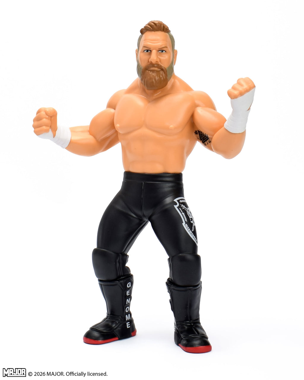 Limited to 500 Josh Barnett Big Rubber Guy Action Figure, 1980s Retro 8" Collectible Toy (FREE US SHIPPING - IN STOCK)