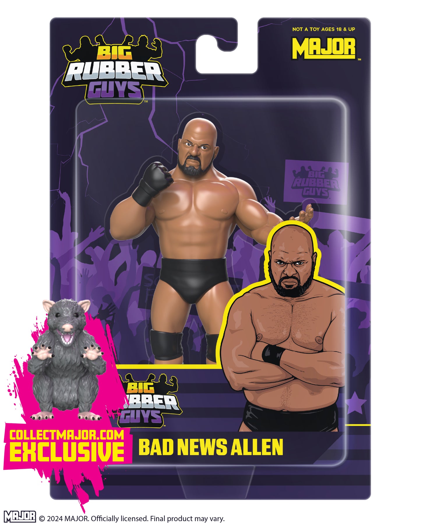 BIG RUBBER GUYS SERIES 10 BAD NEWS ALLEN  (FREE US SHIPPING - SHIPS IN MAY 2025)