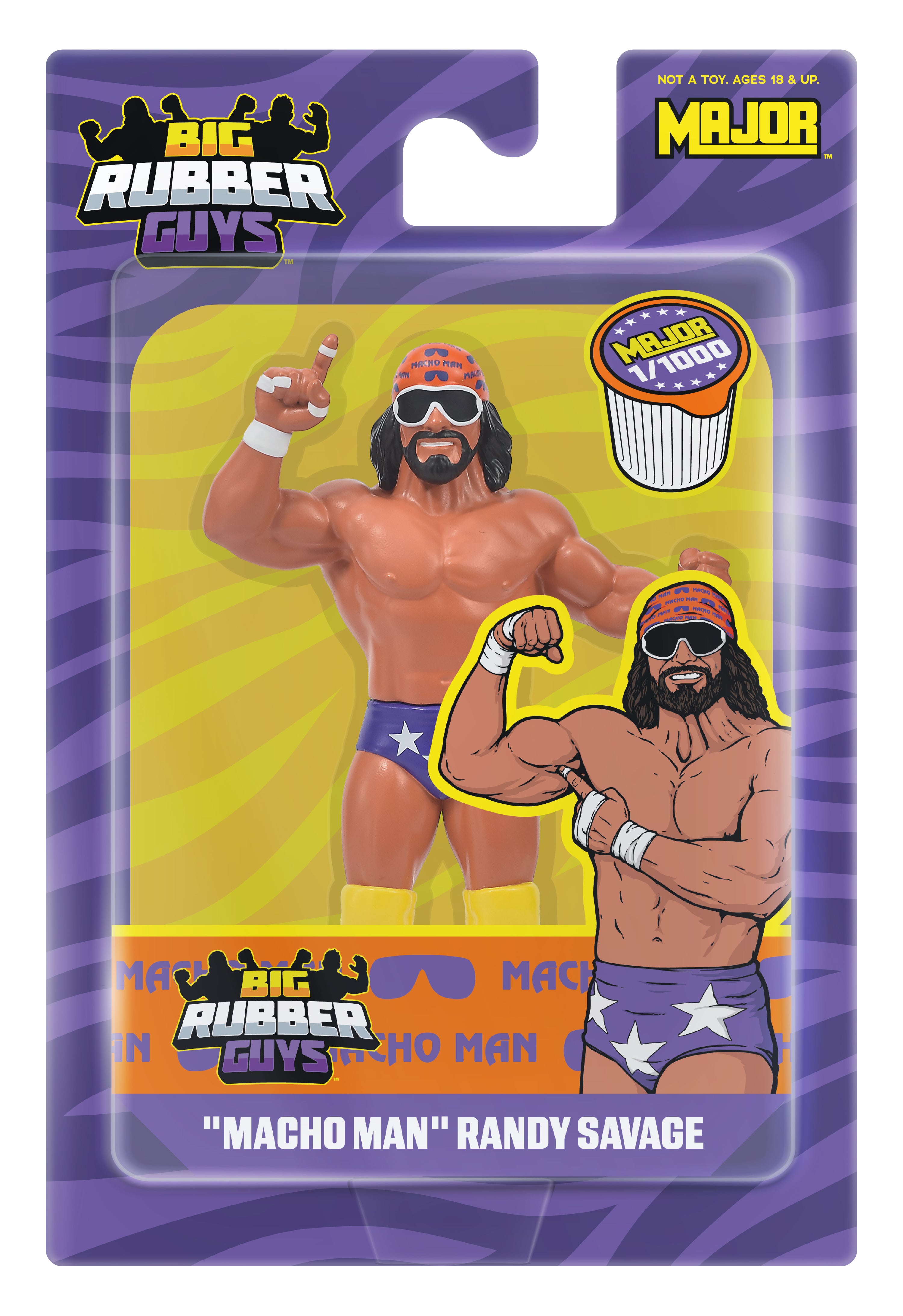 "Macho Man" Randy Savage Purple 1/1000 (2026) Big Rubber Guy (FREE US SHIPPING - SHIPS IN SEPTEMBER)