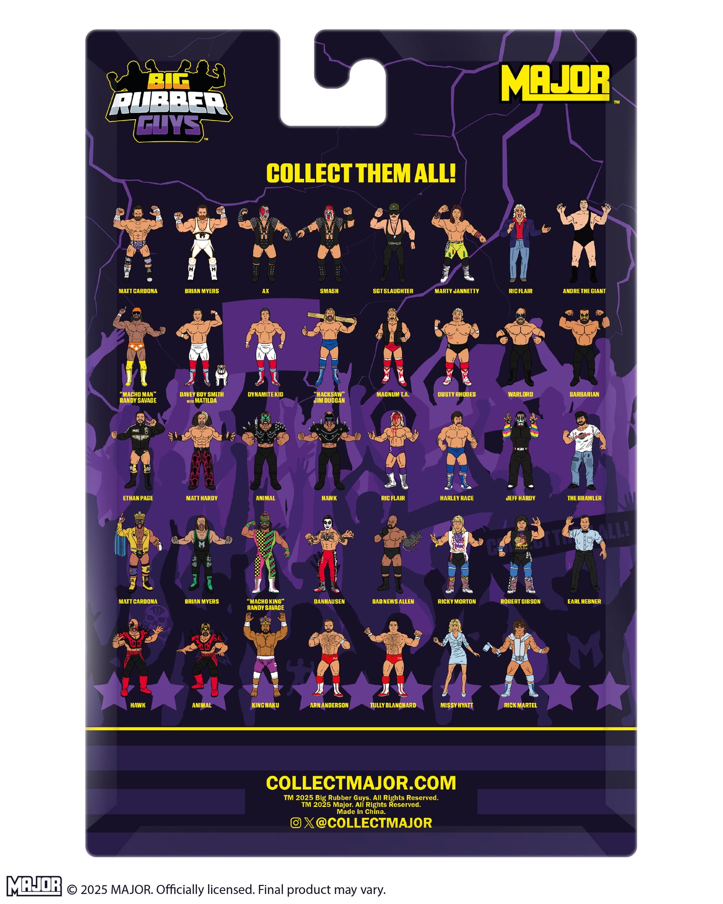 BIG RUBBER GUYS SERIES 11 RICK MARTEL (FREE US SHIPPING - SHIPS IN JUNE 2025)