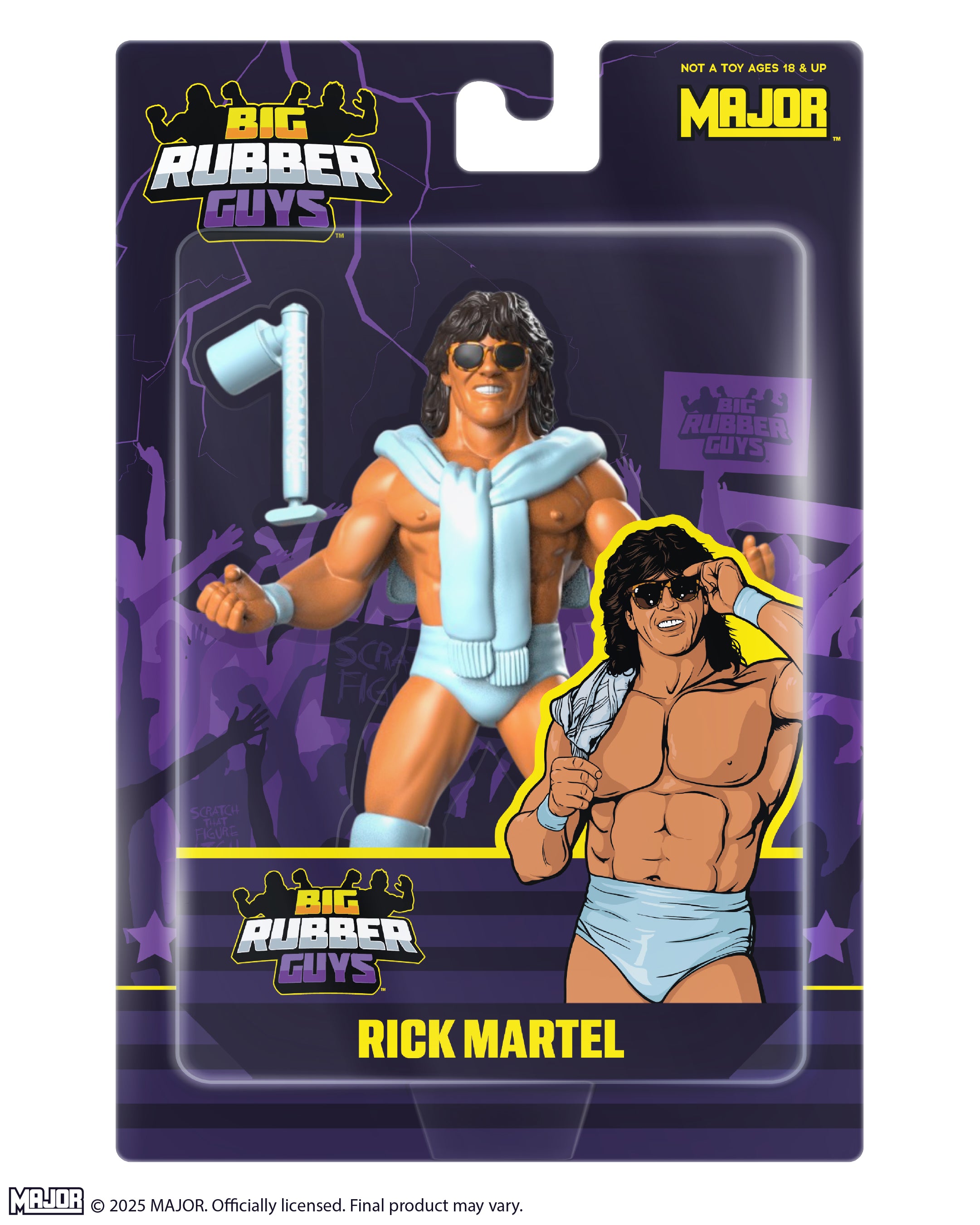 BIG RUBBER GUYS SERIES 11 RICK MARTEL (FREE US SHIPPING)