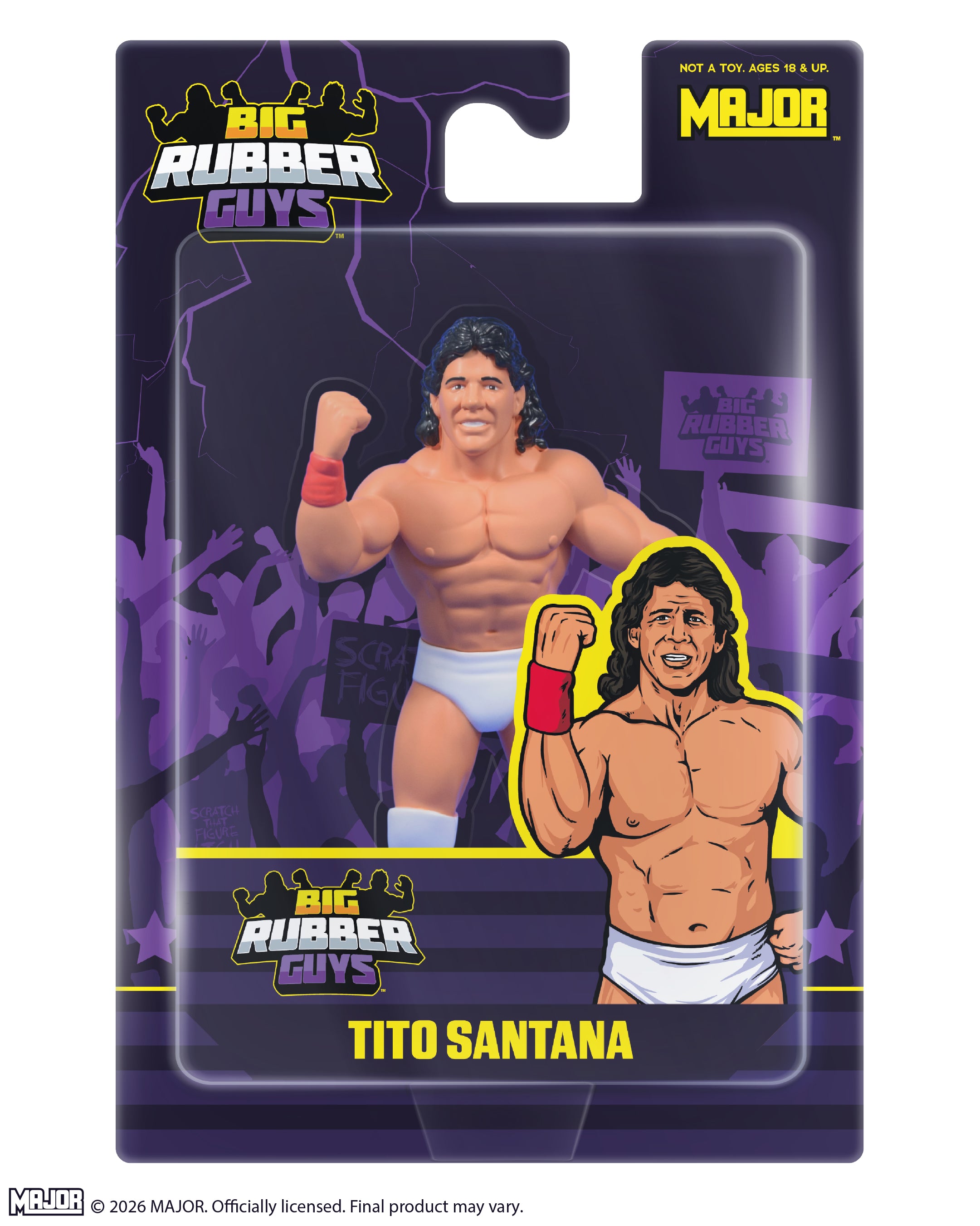 BIG RUBBER GUYS SERIES 17 Tito Santana (FREE US SHIPPING - SHIPS IN JUNE)