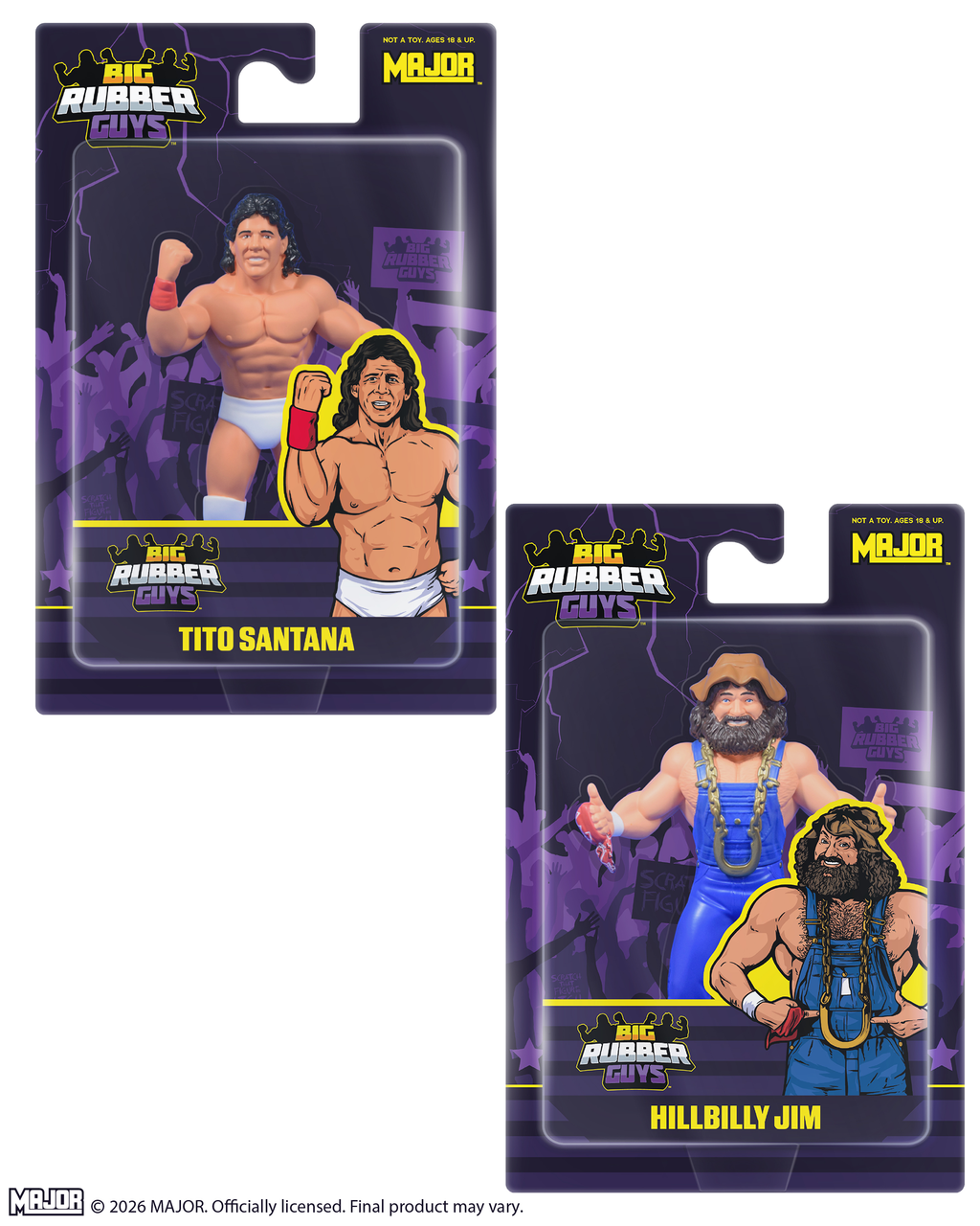 BIG RUBBER GUYS SERIES 17 COMBO (FREE US SHIPPING - SHIPS IN JUNE)