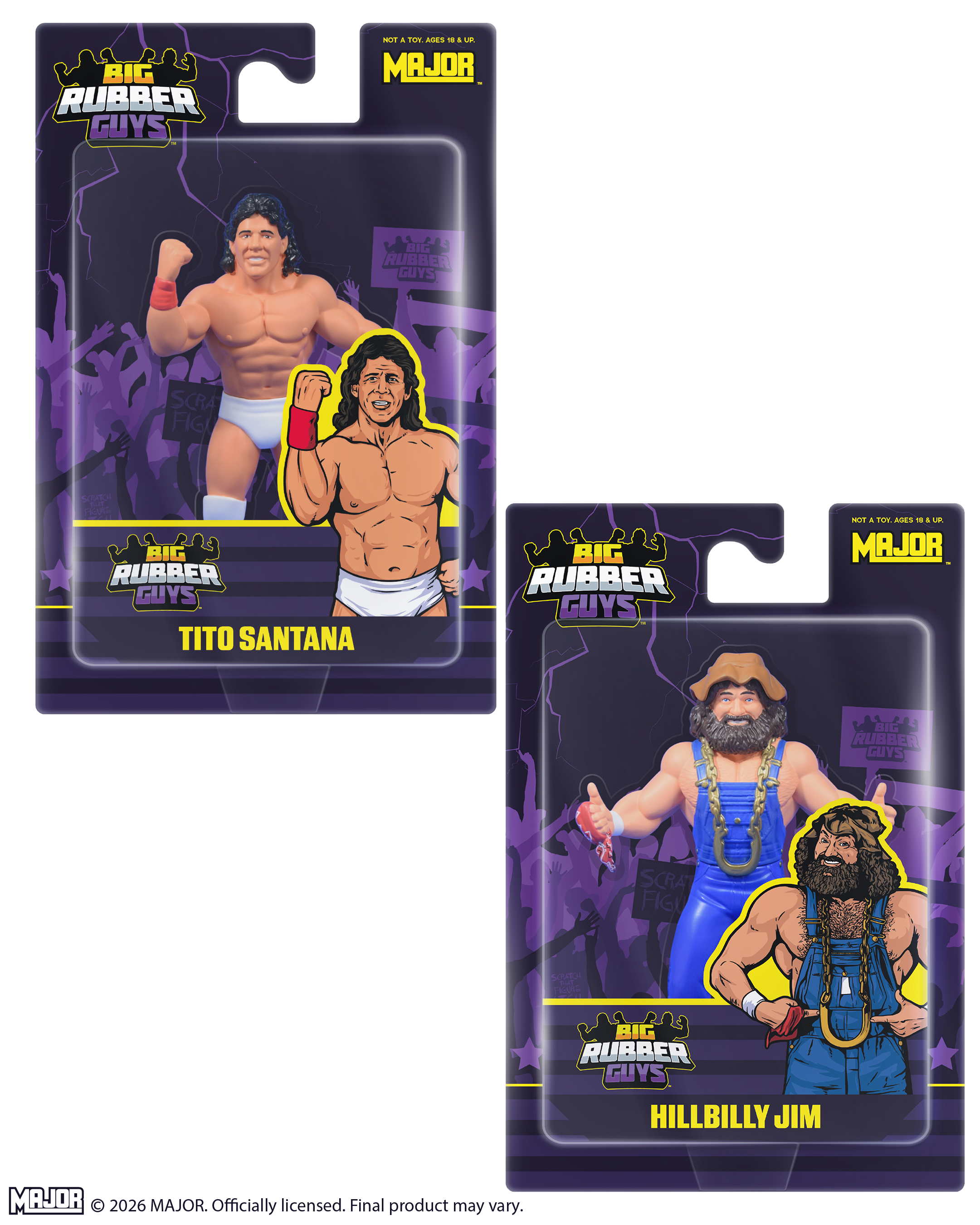 BIG RUBBER GUYS SERIES 17 COMBO (FREE US SHIPPING - SHIPS IN JUNE)