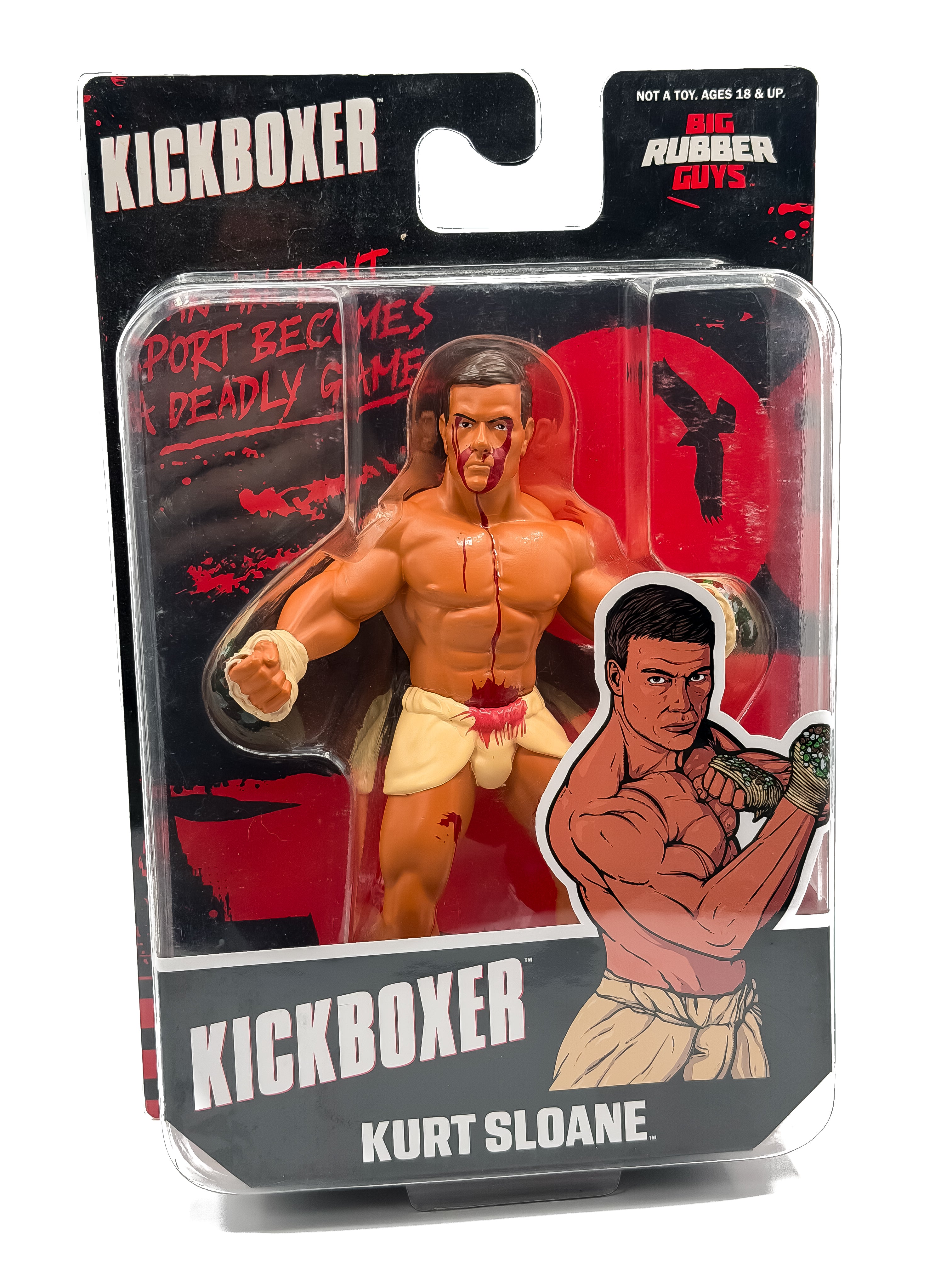 BIG RUBBER GUYS KICKBOXER - BLOODY KURT SLOANE (FREE US SHIPPING
