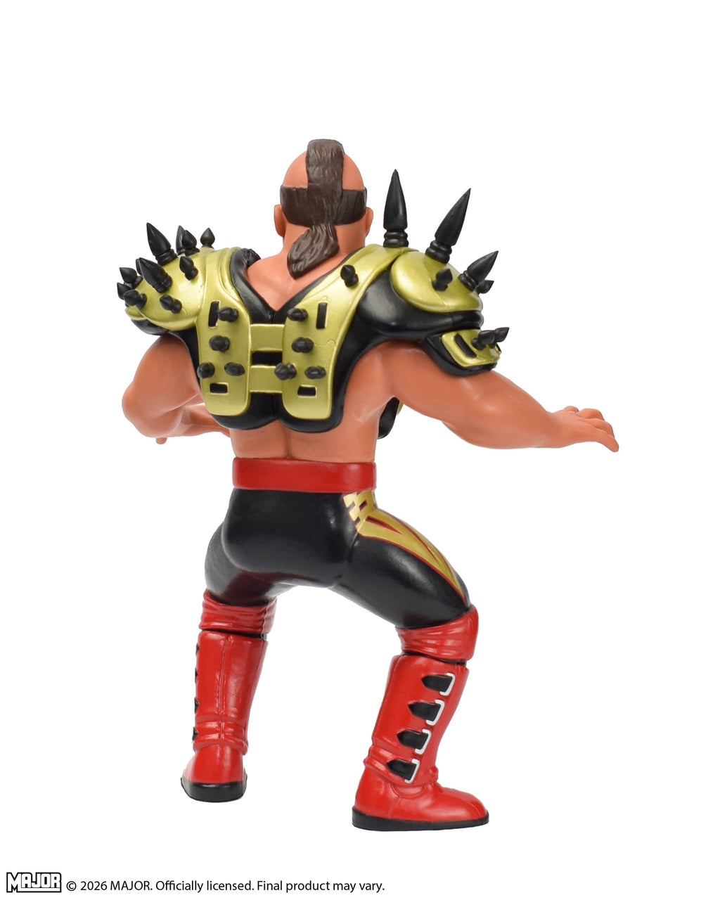 Road Warrior Animal (Gold) Big Rubber Guy Action Figure, 1980s Retro 8" Collectible Toy (FREE US SHIPPING - SHIPS IN OCTOBER)