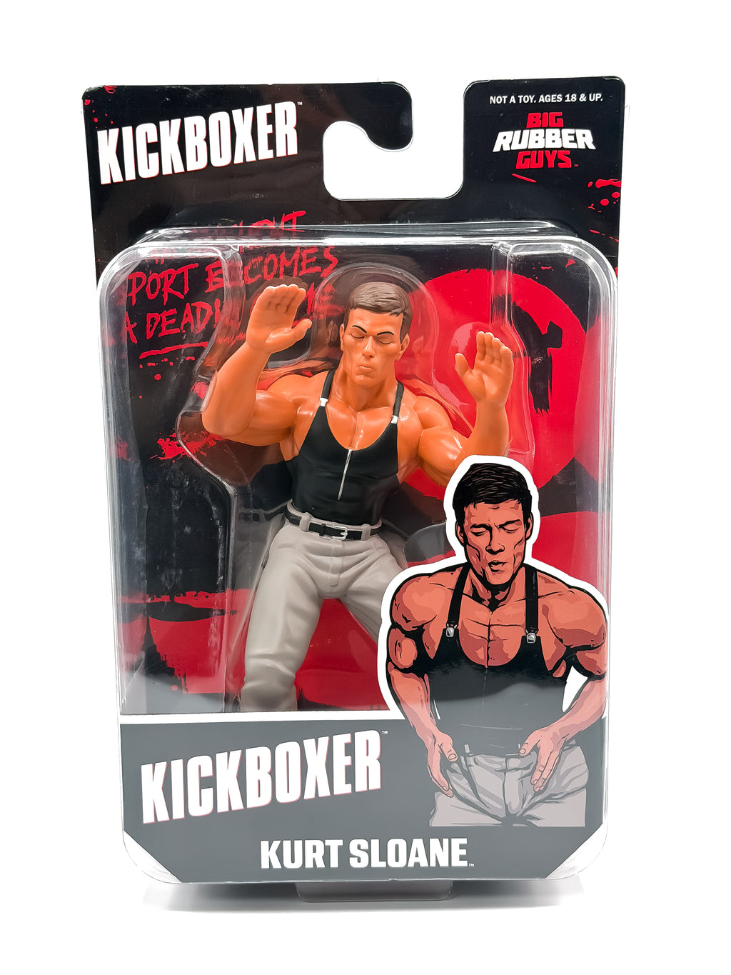 BIG RUBBER GUYS KICKBOXER KURT SLOANE 1/1000  (FREE US SHIPPING)