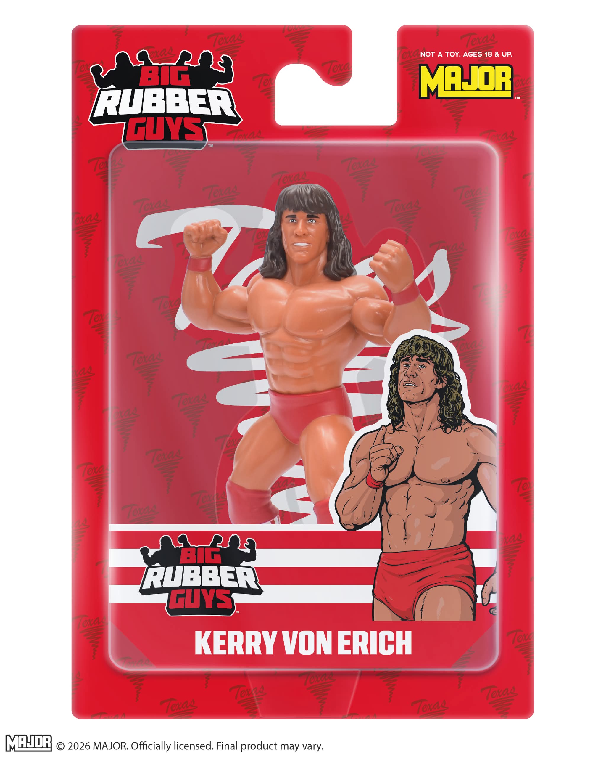 Kerry Von Erich Big Rubber Guy (FREE US SHIPPING - SHIPS IN