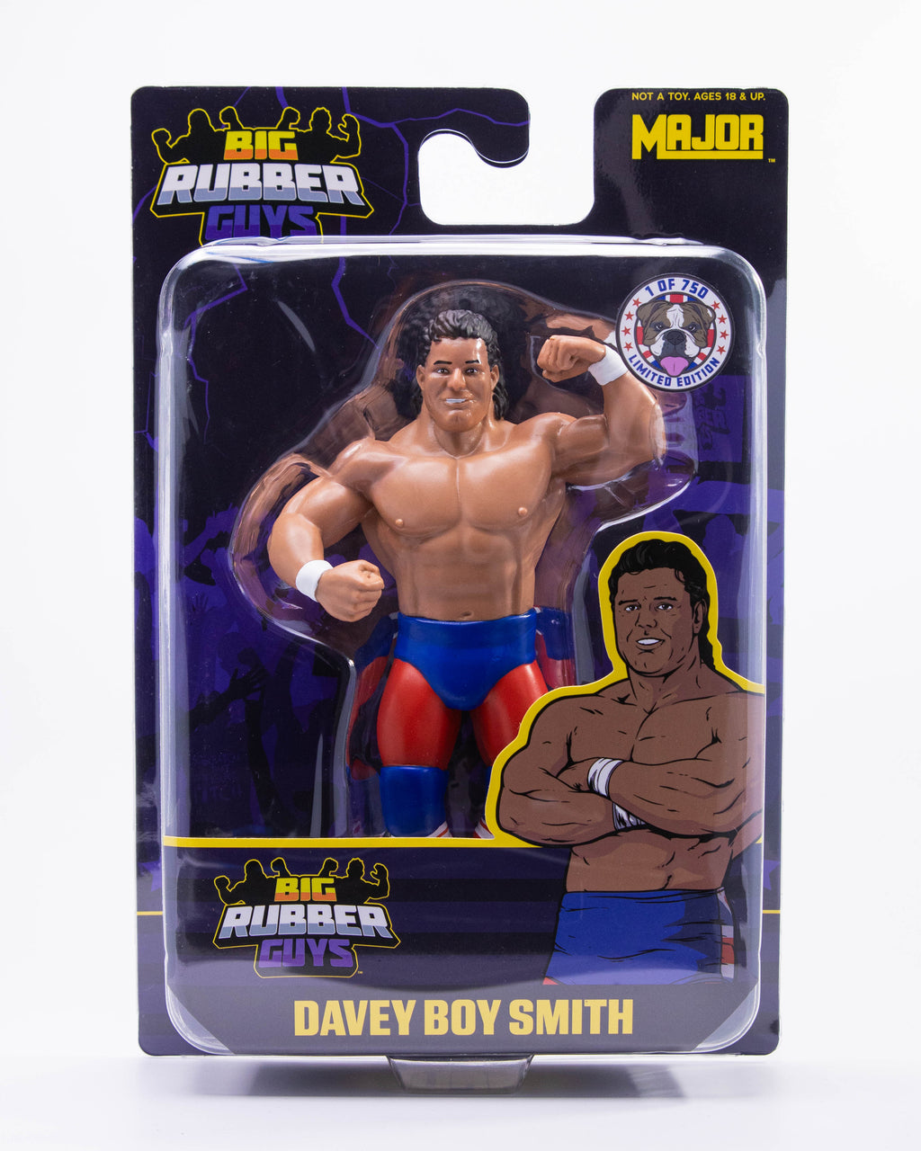 Davey Boy Smith (Exclusive) Big Rubber Guy (FREE US SHIPPING)