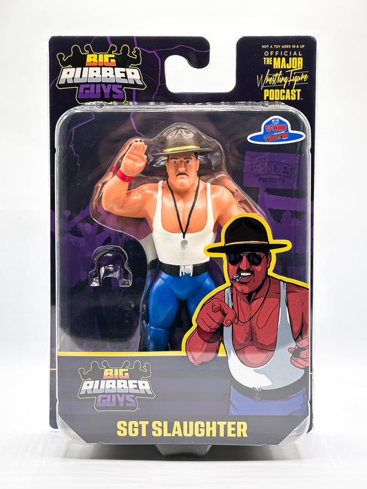 DAMAGED PACKAGING BIG RUBBER GUYS: Sgt Slaughter NYCC EXCLUSIVE (FREE US SHIPPING )