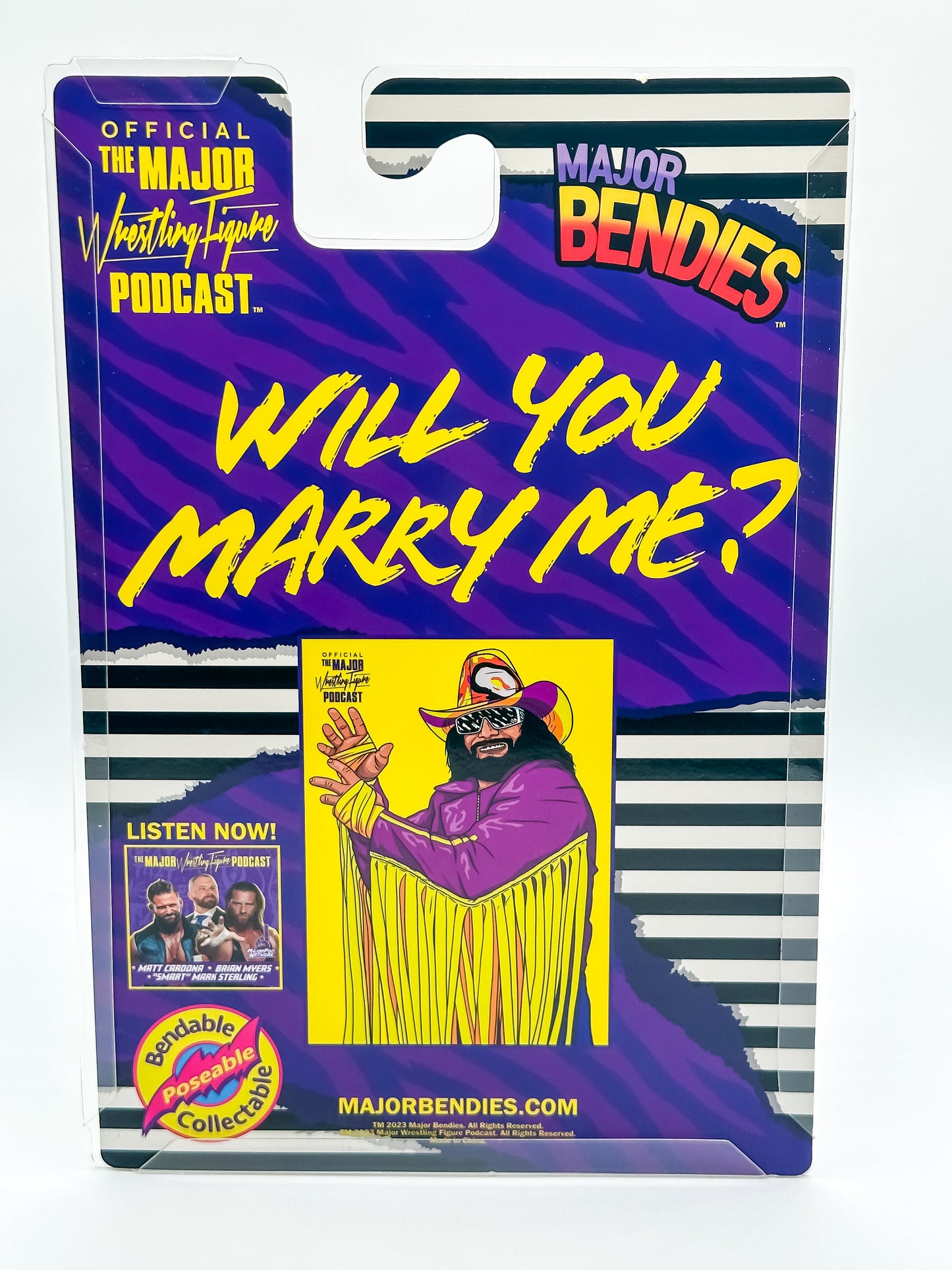 DAMAGED PACKAGING Proposal Macho Man Major Bendie (IN STOCK FREE US SHIPPING)