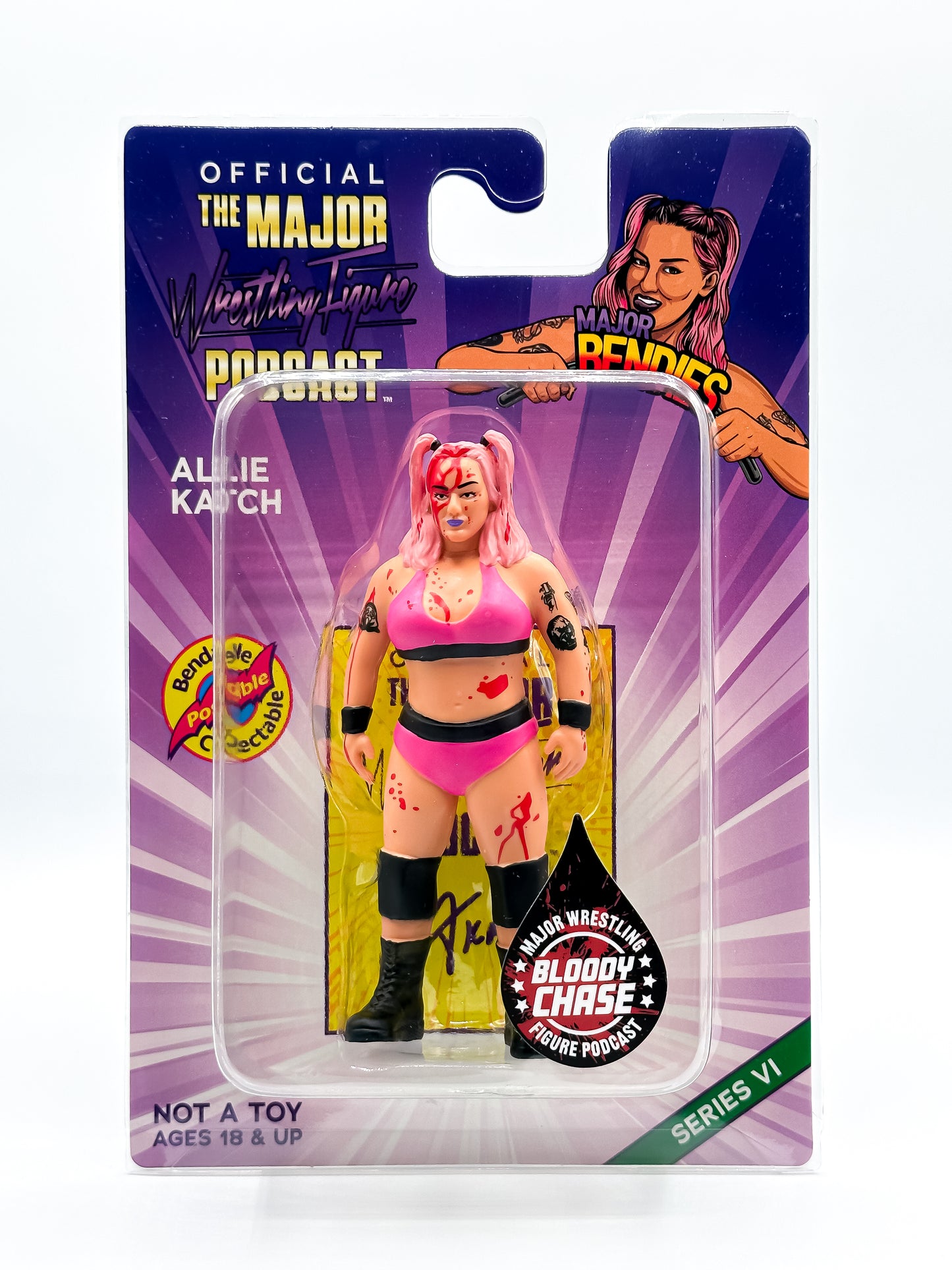 Series 6 Major Bendies Bloody Allie Katch (FREE US SHIPPING)