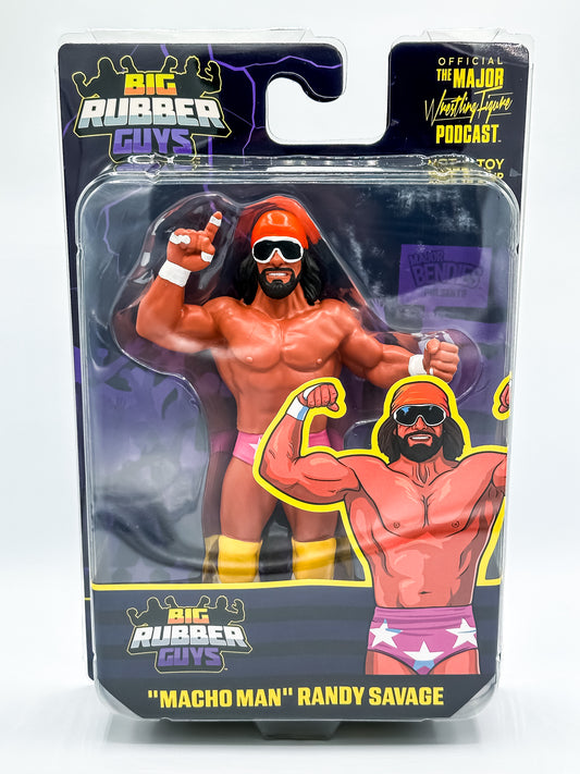 BIG RUBBER GUYS: "Macho Man" Randy Savage Pink (FREE US SHIPPING )