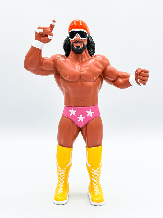 BIG RUBBER GUYS: "Macho Man" Randy Savage Pink (FREE US SHIPPING )