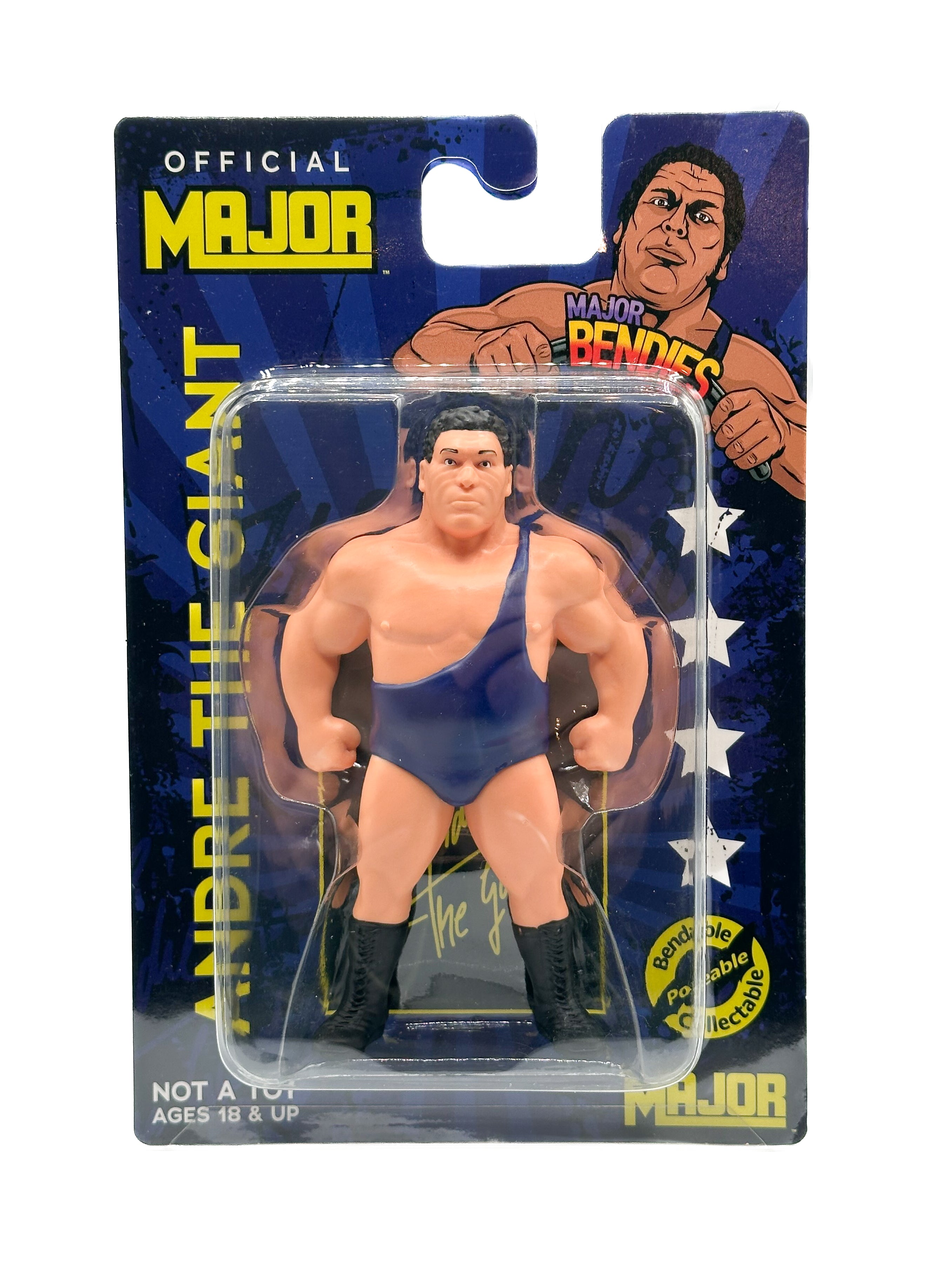 Major Bendies Andre The Giant Blue Singlet (FREE US SHIPPING - IN STOCK)
