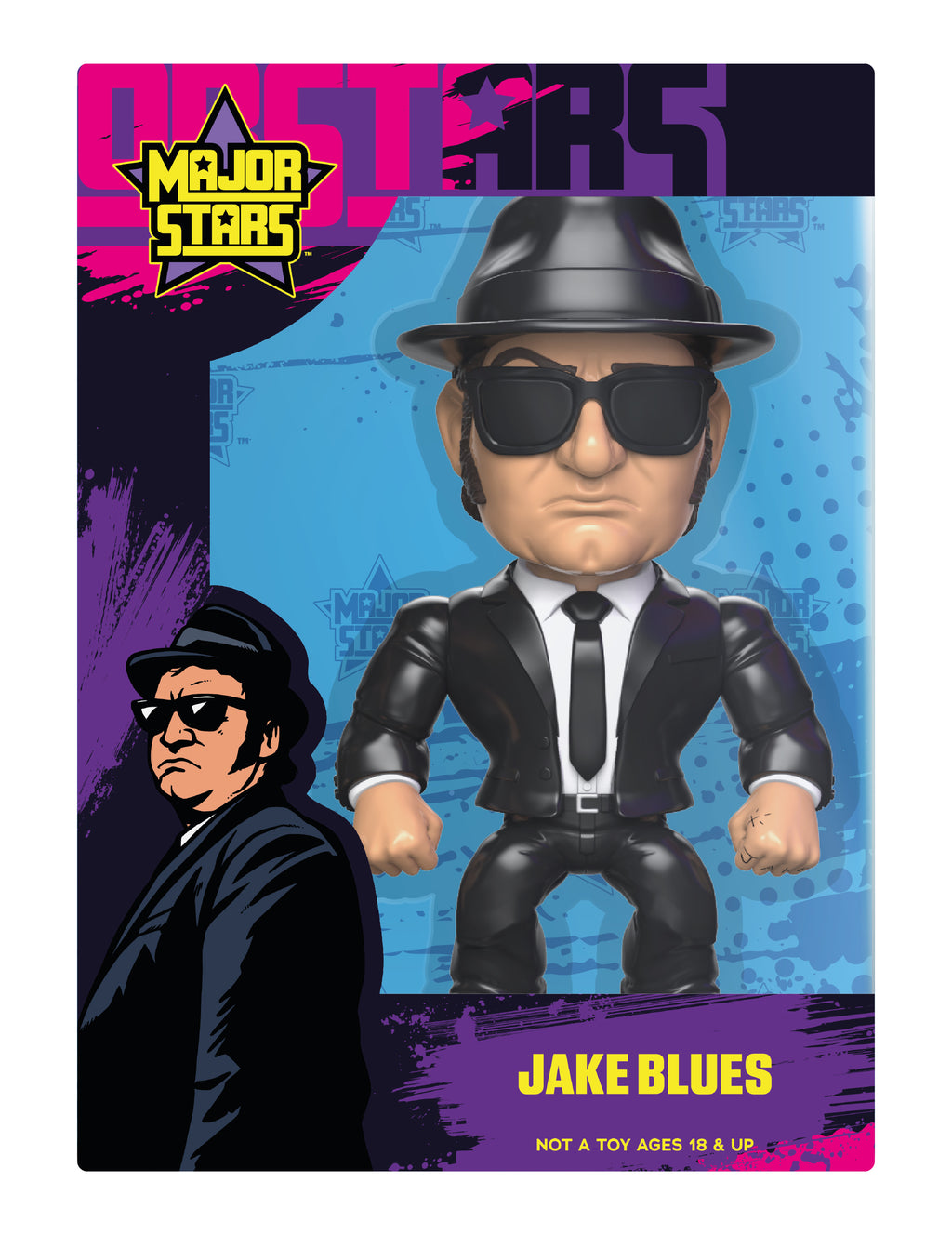 Blues Brothers Jake Blue Major Stars (FREE US SHIPPING - IN STOCK)