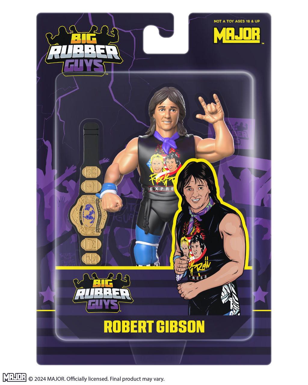 BIG RUBBER GUYS SERIES 10 ROCK 'N' ROLL EXPRESS  (FREE US SHIPPING)