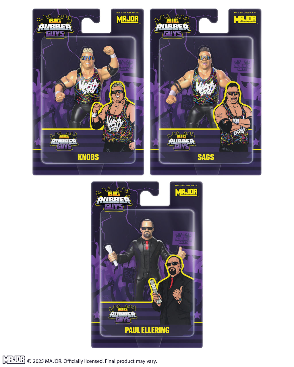 BIG RUBBER GUYS SERIES 15 Combo (FREE US SHIPPING - SHIPS IN FEBRUARY)