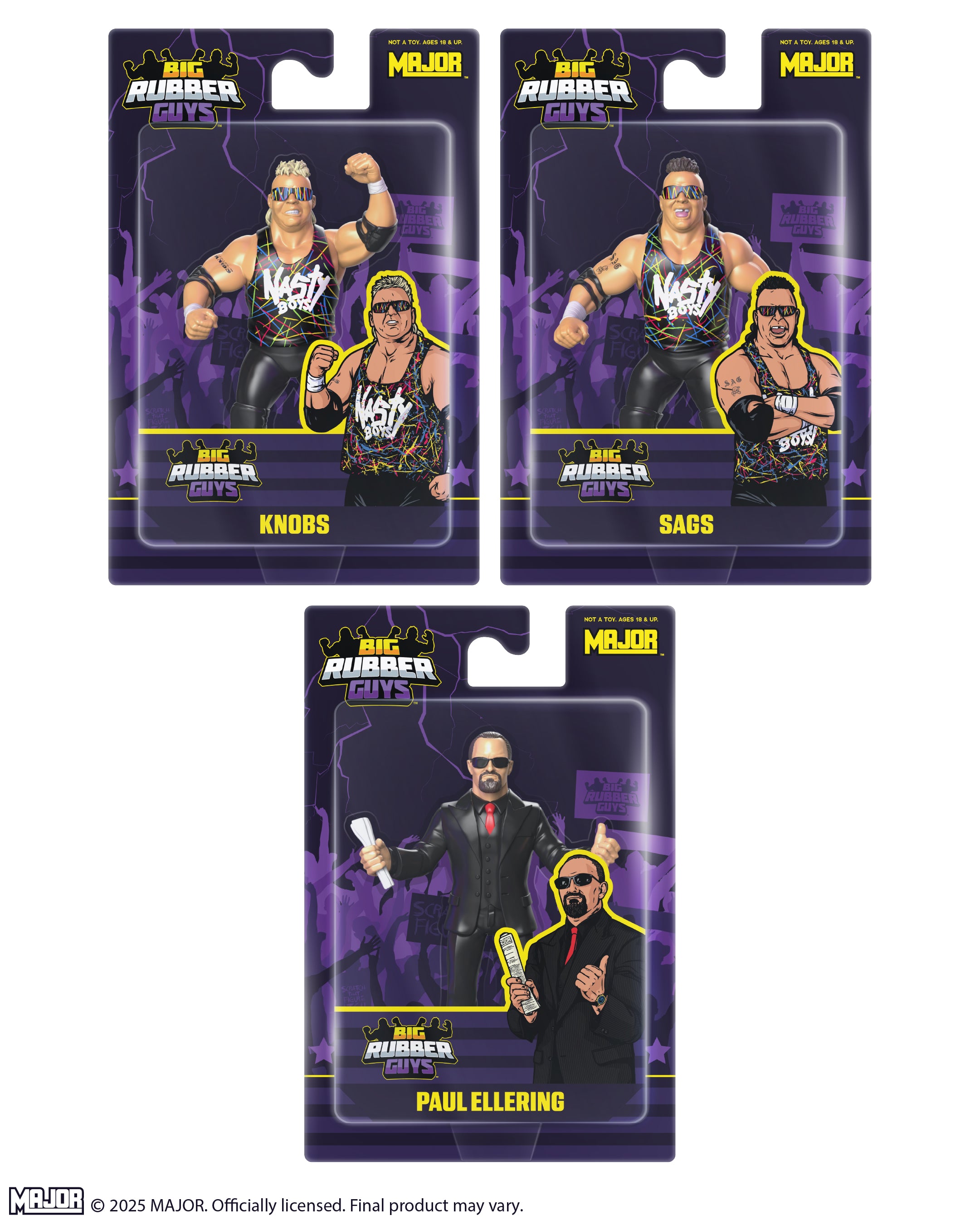 BIG RUBBER GUYS SERIES 15 Combo (FREE US SHIPPING - SHIPS IN FEBRUARY)