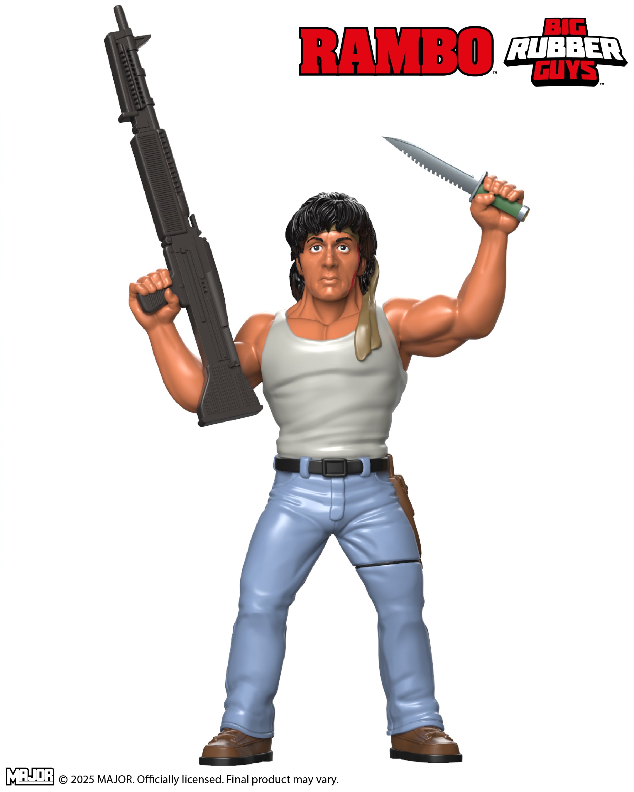 BIG RUBBER GUYS RAMBO  (FREE US SHIPPING - SHIPS IN FEBRUARY)
