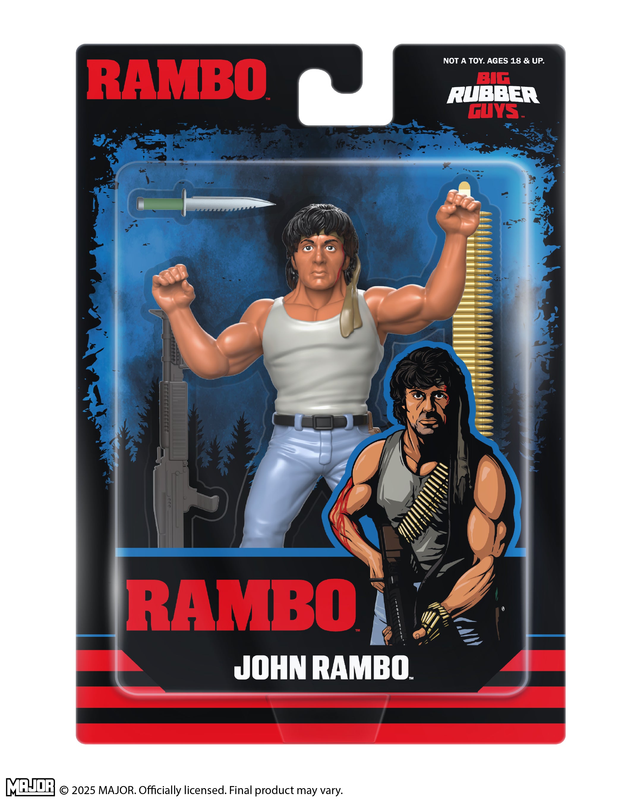 BIG RUBBER GUYS RAMBO  (FREE US SHIPPING - SHIPS IN FEBRUARY)
