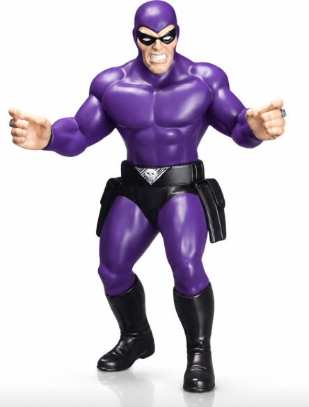 Phantom Big Rubber Guy Action Figure, 1980s Retro 8